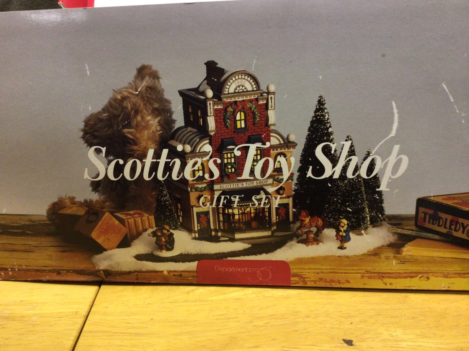 Scottie's Toy Shop Porcelain Lighted Building with Accessories - 5
