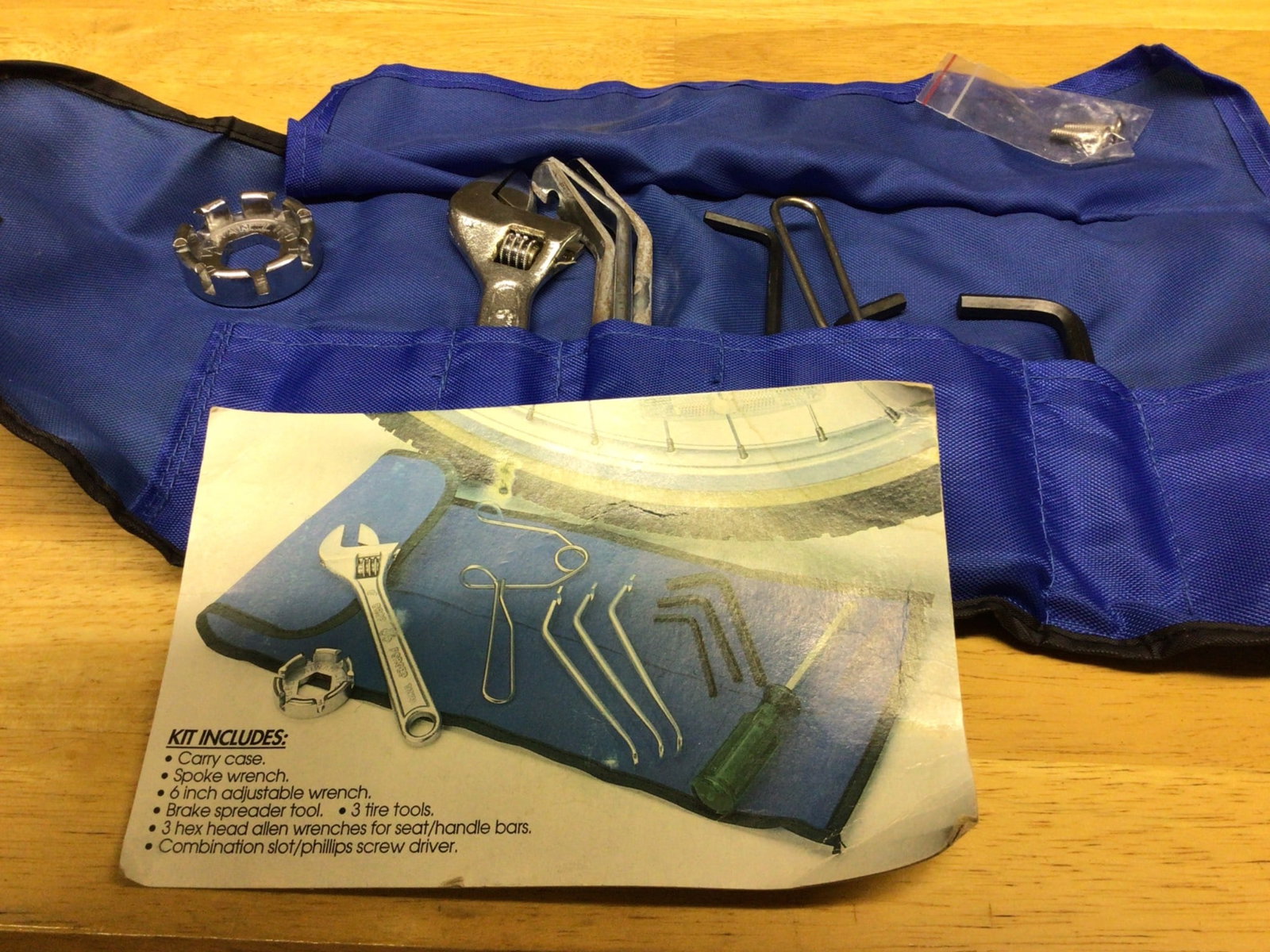 Bike Repair Kit with Wrenches, Allen Keys, and Saddle Bag - 2