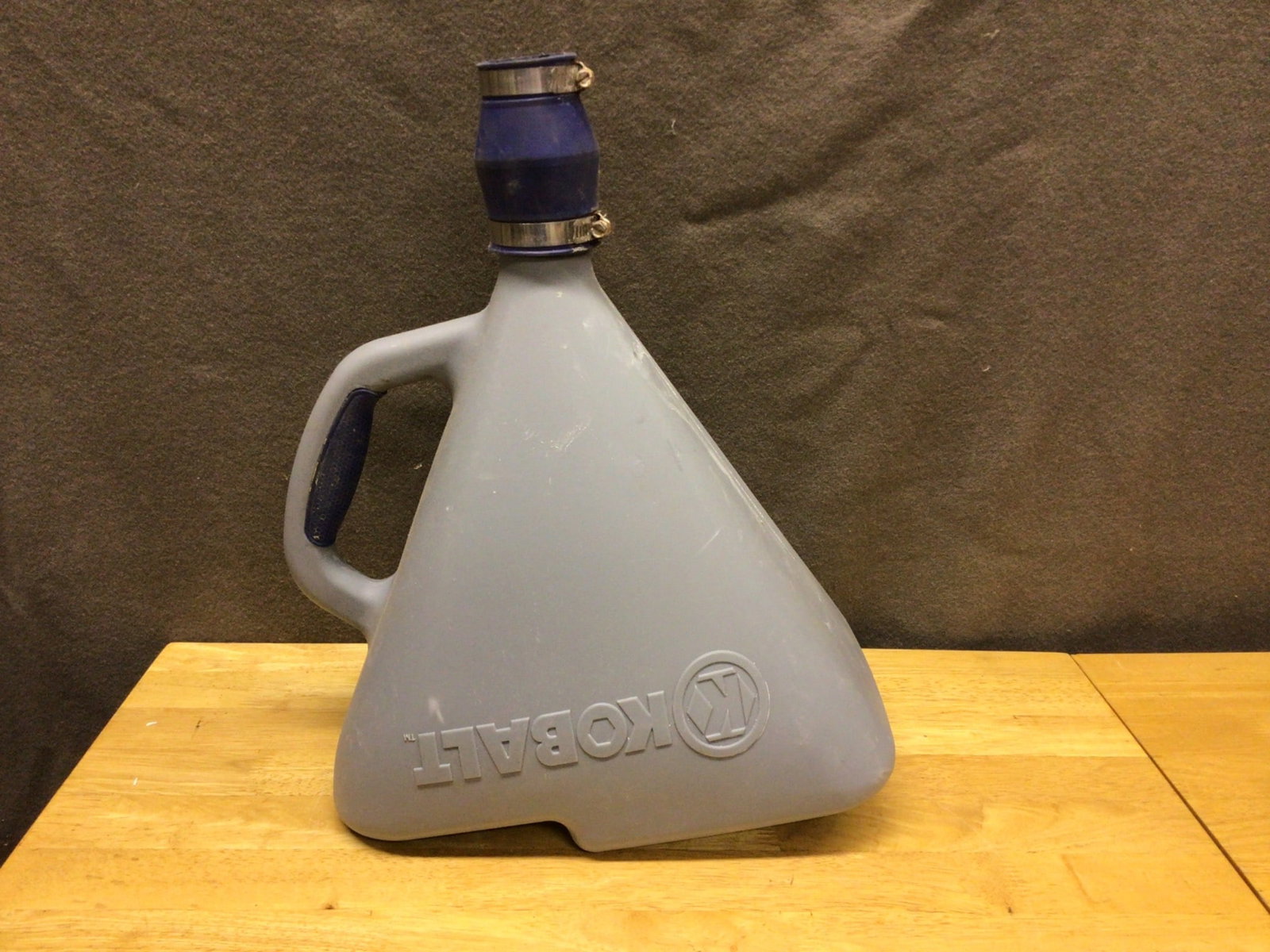 Kobalt Plastic Utility Funnel with Handle and Hose Attachment (1 of 4)