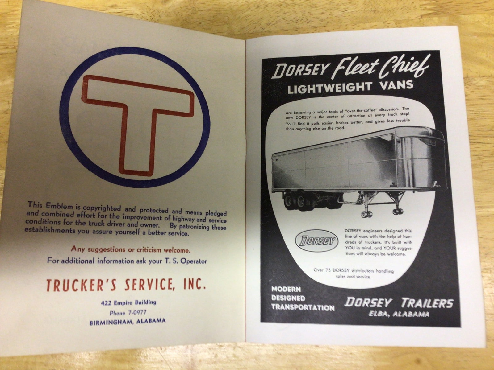 Truckers' Map of Alabama With Rules and Regulations - 2