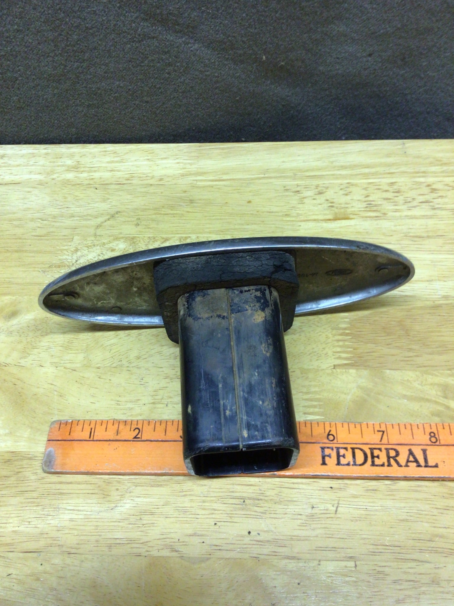 Ford Oval Hitch Cover Emblem With Mounting Piece - 4