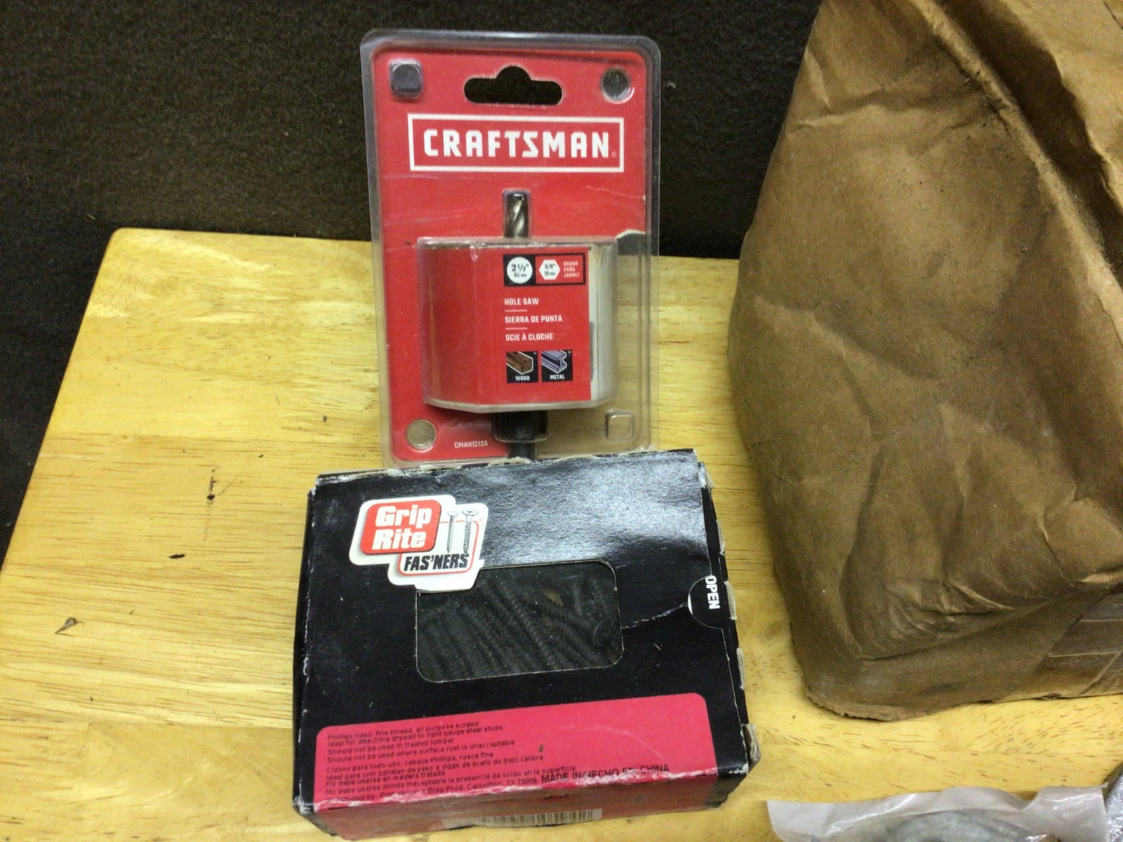 Hardware Lot Featuring Screws, Staples, Fasteners, and Electrical Components - 2