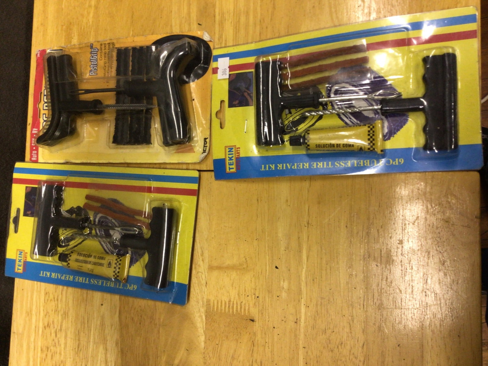 Tekin Tire Repair Kits, Pistol Grip and Tubeless Variants - 3