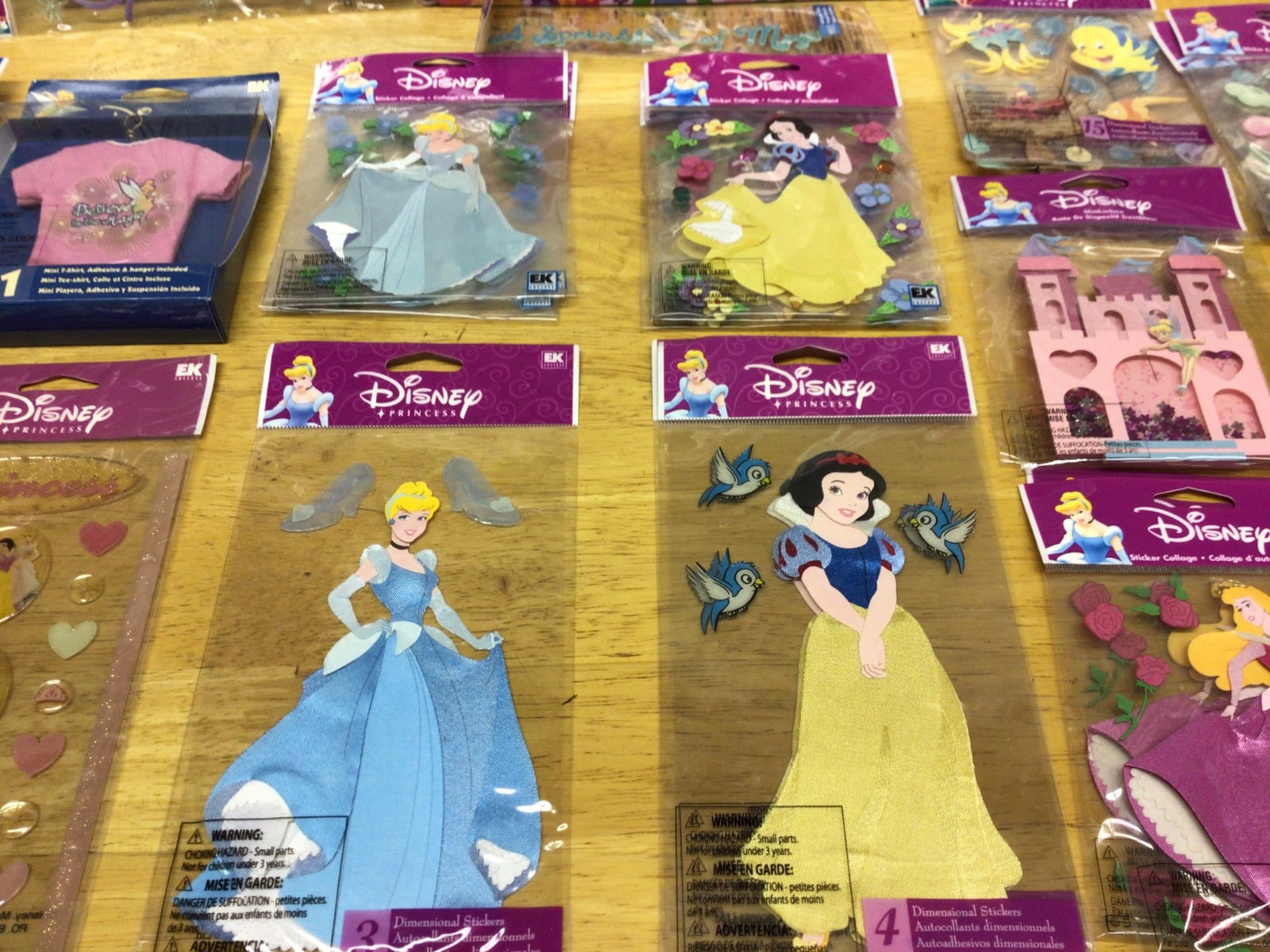 Disney Princess and Mickey Mouse-Themed Crafts, Stickers, and Art Accessories - 4
