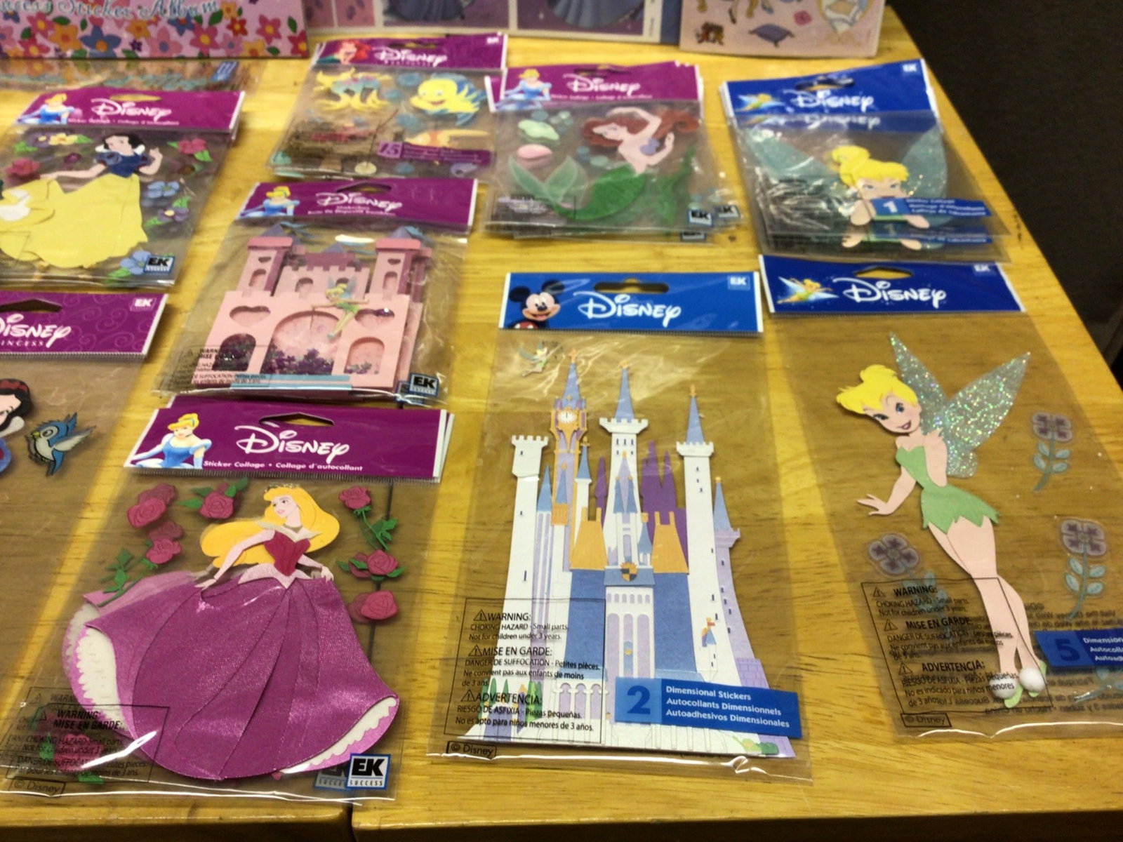 Disney Princess and Mickey Mouse-Themed Crafts, Stickers, and Art Accessories - 5