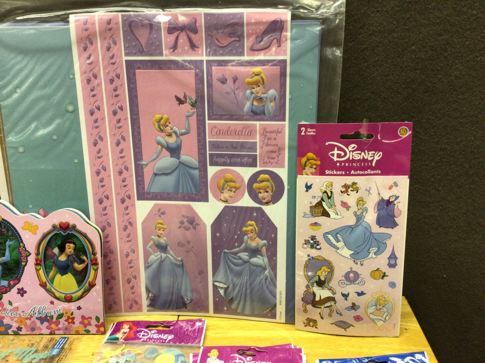 Disney Princess and Mickey Mouse-Themed Crafts, Stickers, and Art Accessories - 6