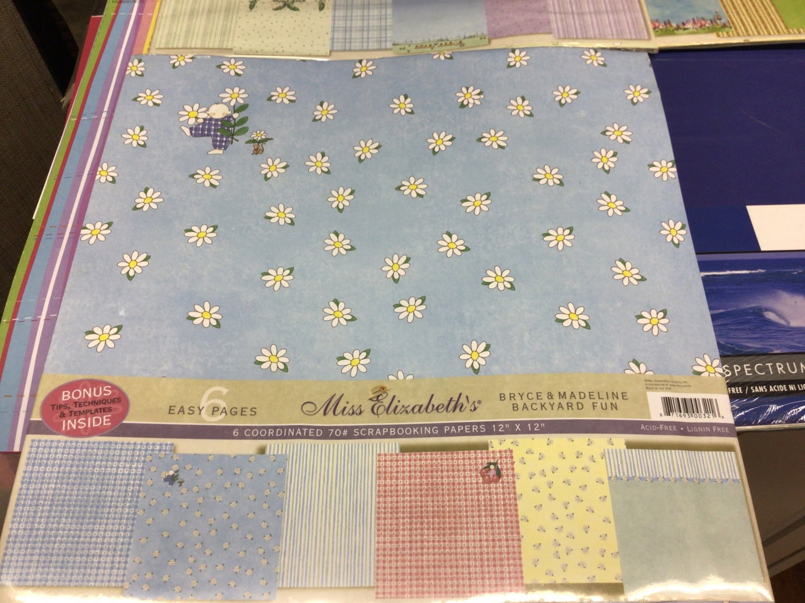 Designer Scrapbooking Paper and Cardstock Collection with Organizer - 3