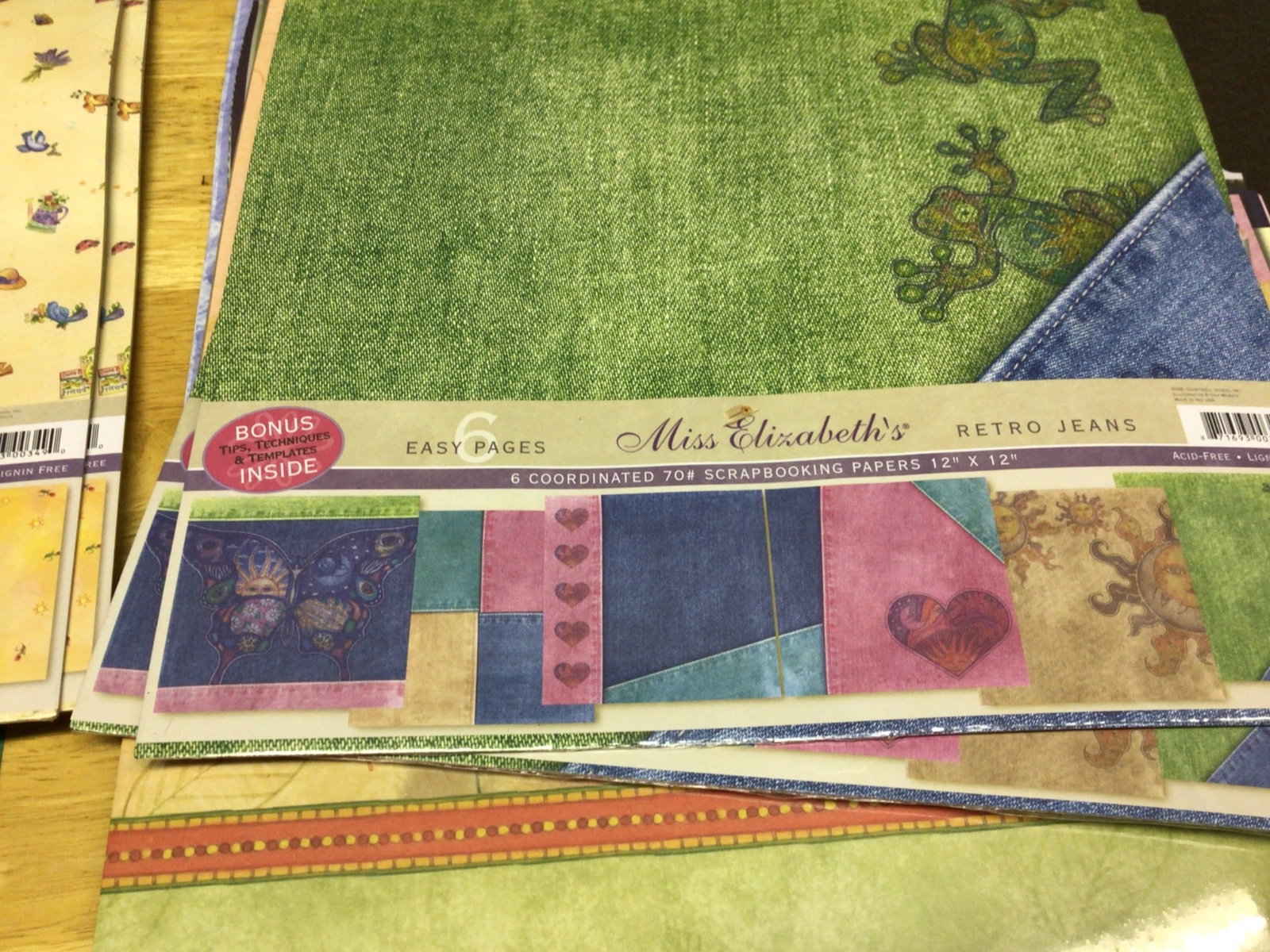 Designer Scrapbooking Paper and Cardstock Collection with Organizer - 6