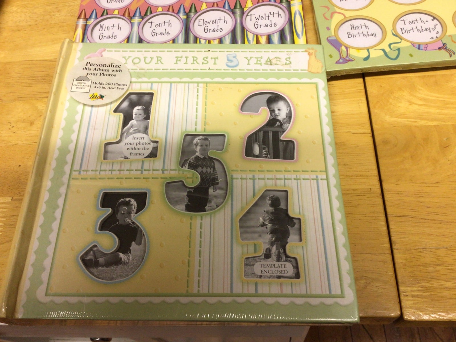 Baby Memory Book and Milestone Keepsake Set - 5
