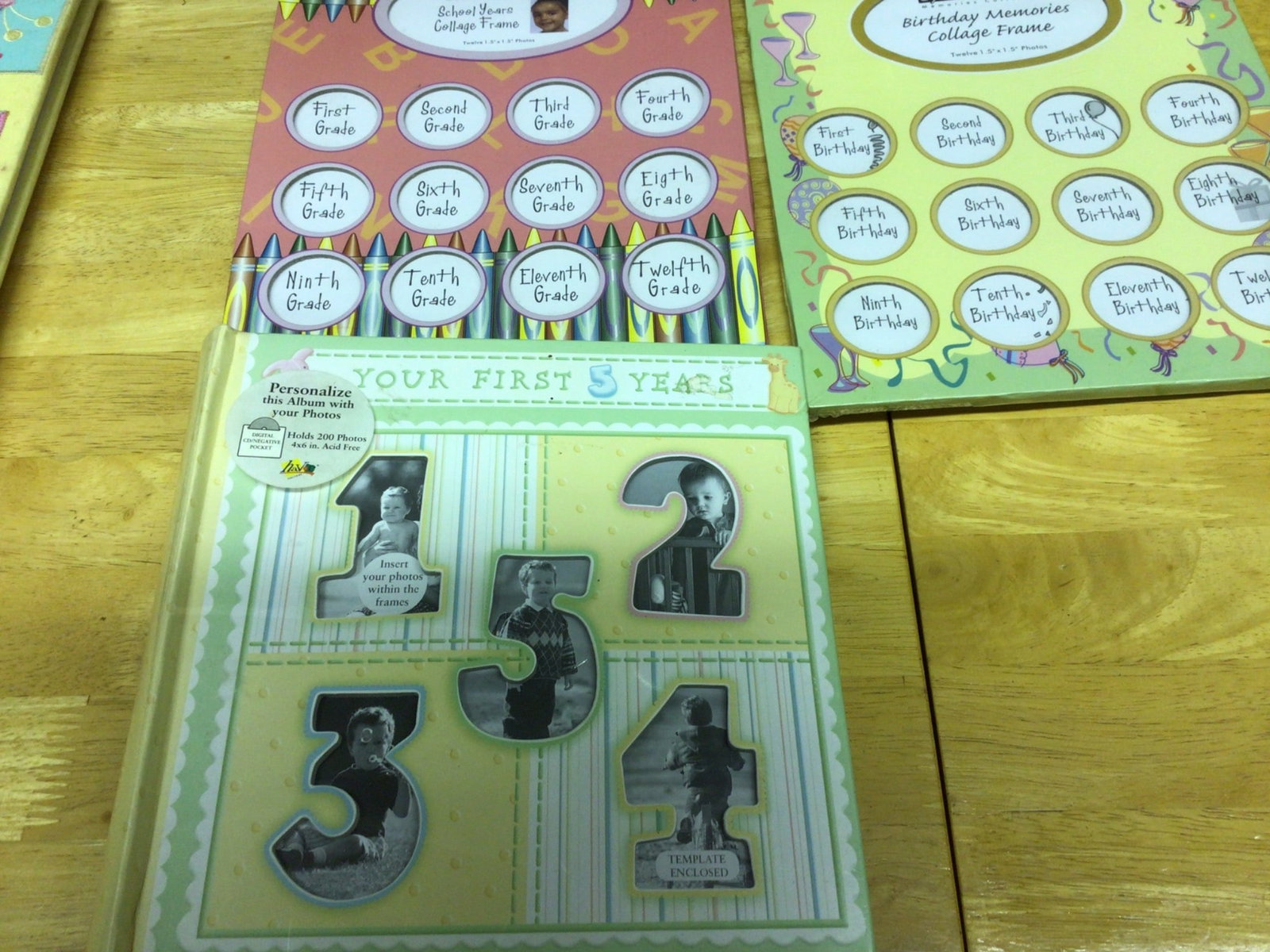 Baby Memory Book and Milestone Keepsake Set - 6
