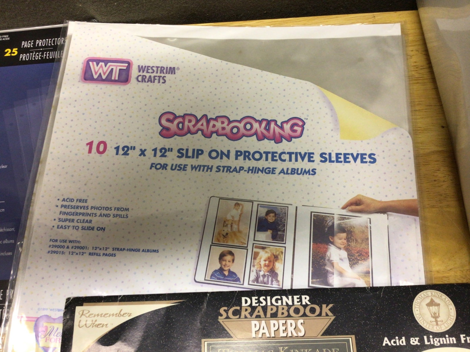 Scrapbooking Supplies Kit with Stickers, Papers, and Protective Sleeves - 3