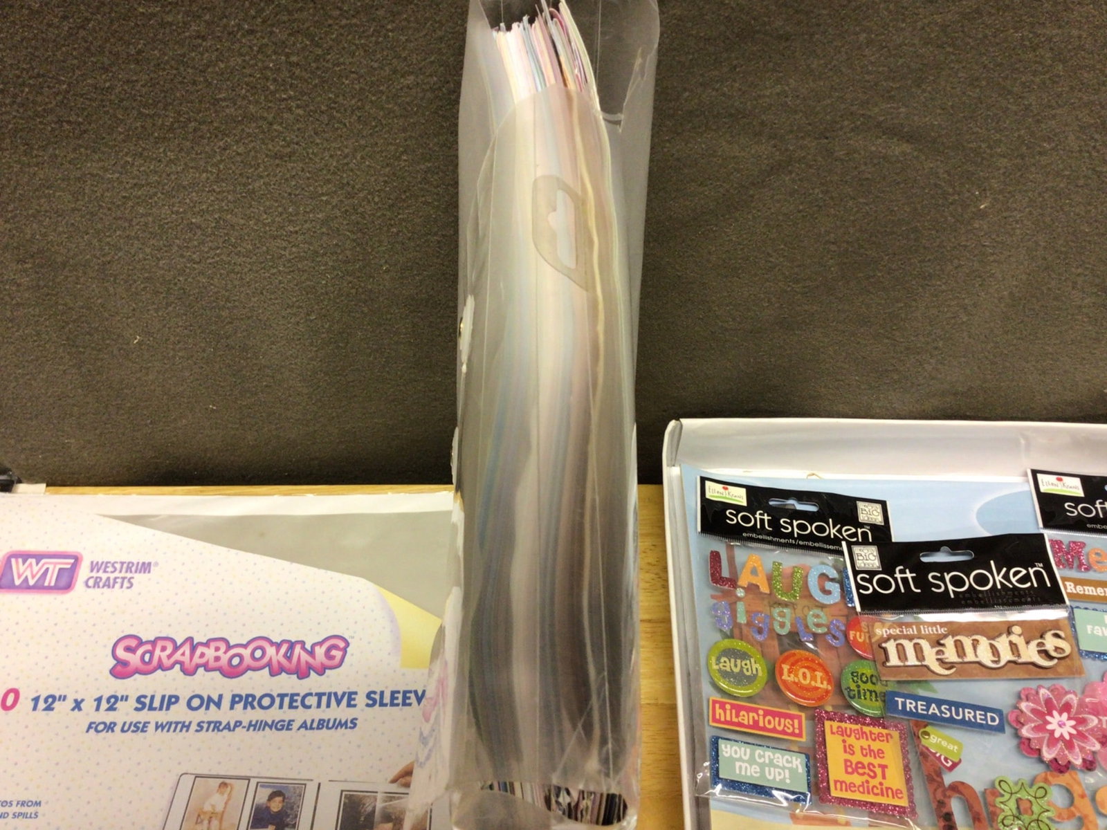 Scrapbooking Supplies Kit with Stickers, Papers, and Protective Sleeves - 5
