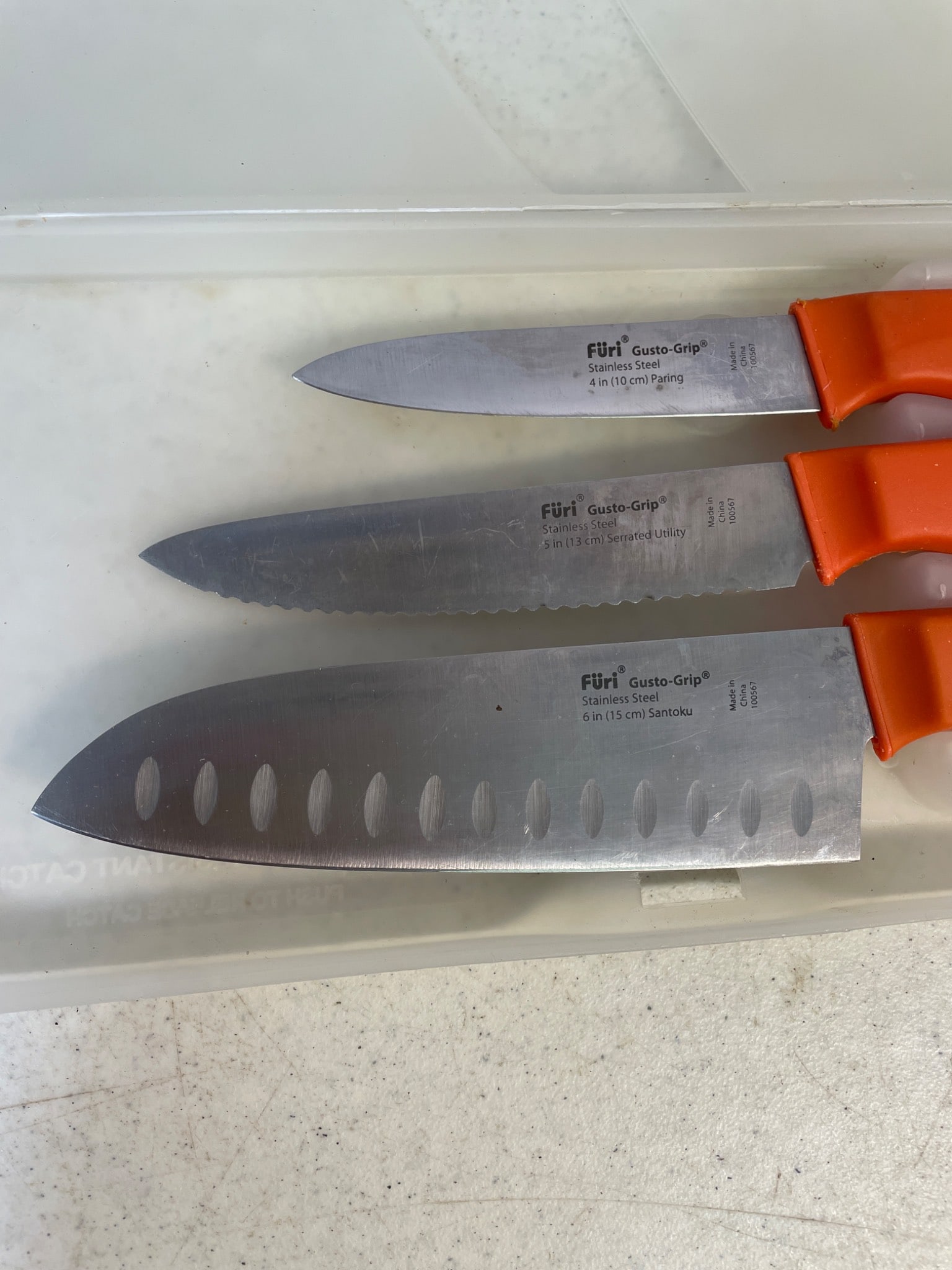 3 Furi Coppertail Pro Stainless Steel Knives with Case - 2