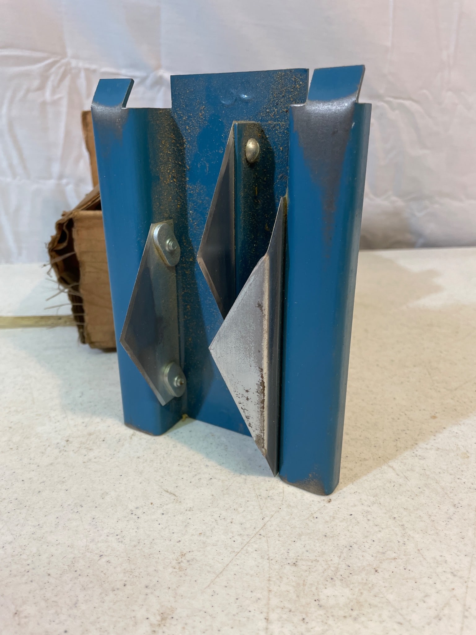 Blue Industrial Deburring or Cutting Tool with Blades and Original Box - 2