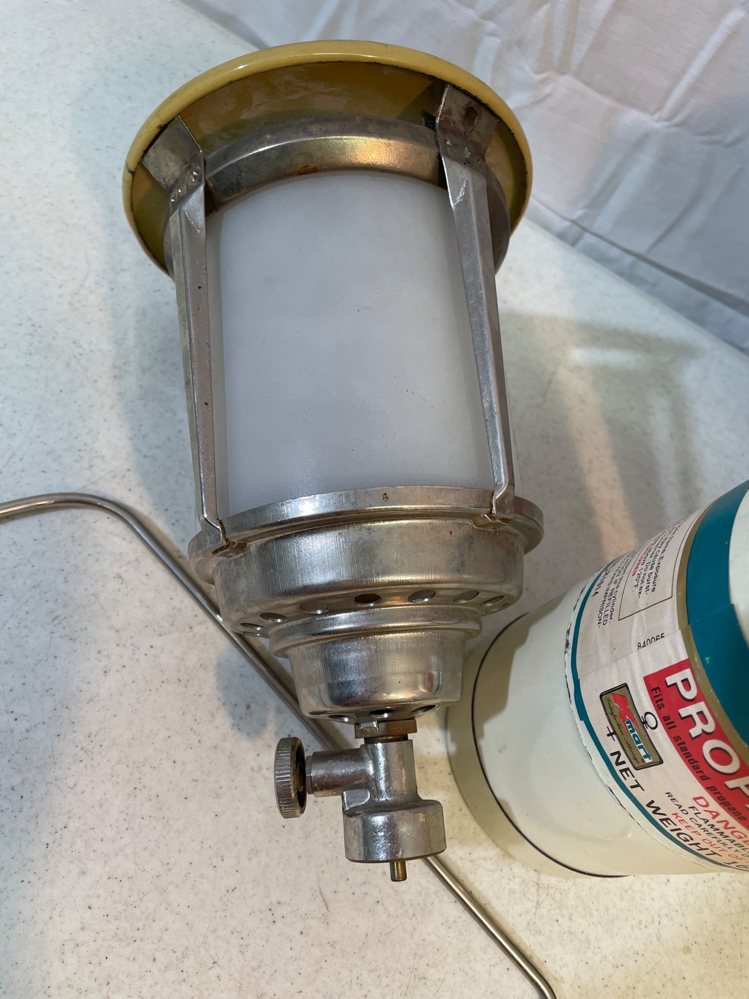 200-Watt Propane Lantern Set With Original Box, Missing Foot Stand - 2