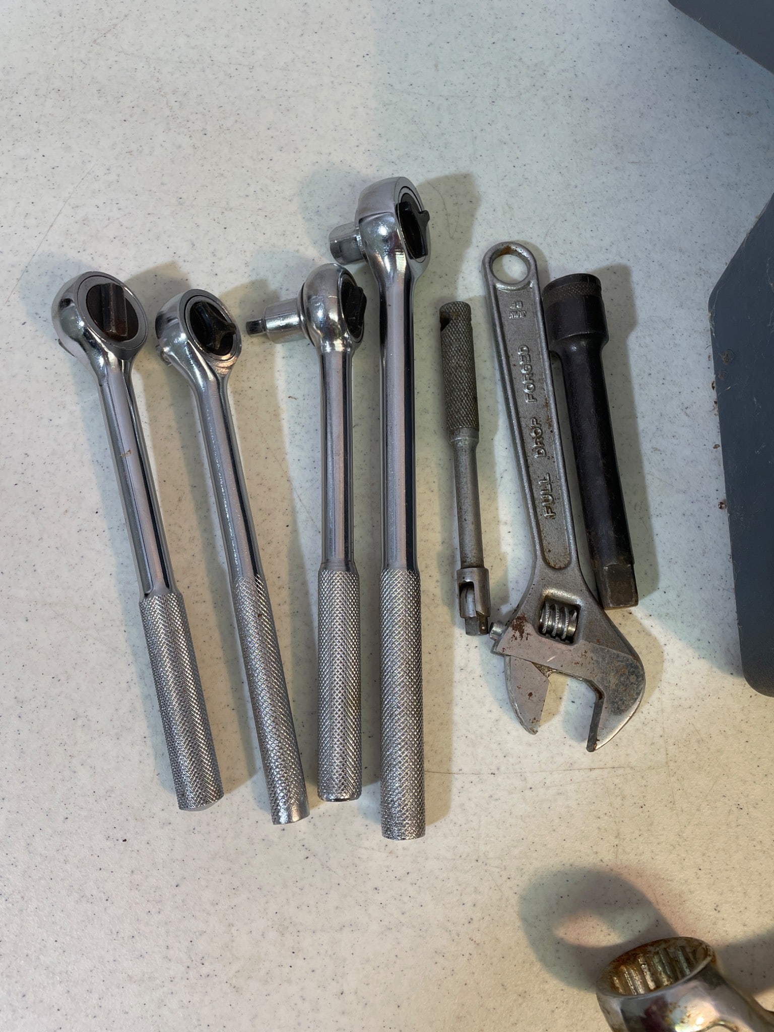 Hand Tools Including Sockets, Ratchet Drives, and Wrenches in Toolboxes - 2