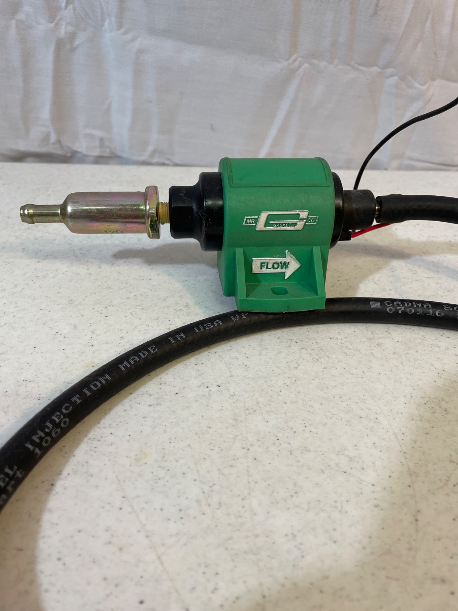 Two GPI Electronic Fuel Meter Assemblies With Hoses - 2