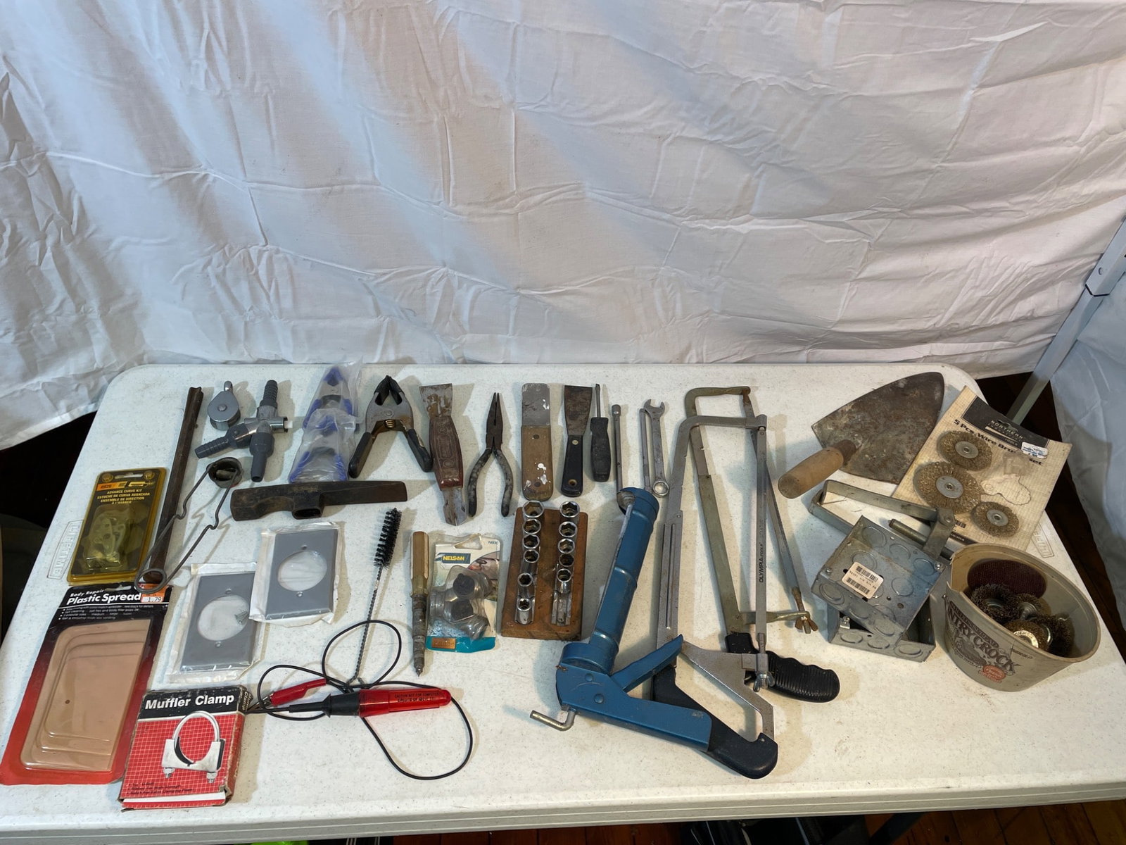Tools and Hardware Lot Including Hand Tools and Accessories (1 of 4)
