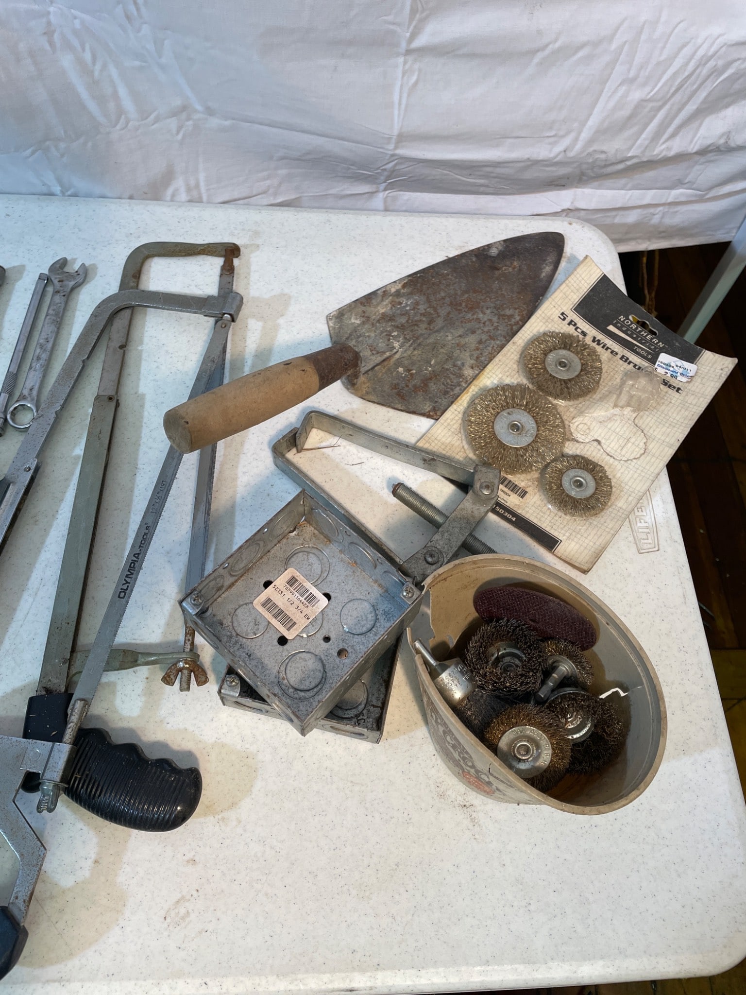 Tools and Hardware Lot Including Hand Tools and Accessories - 2