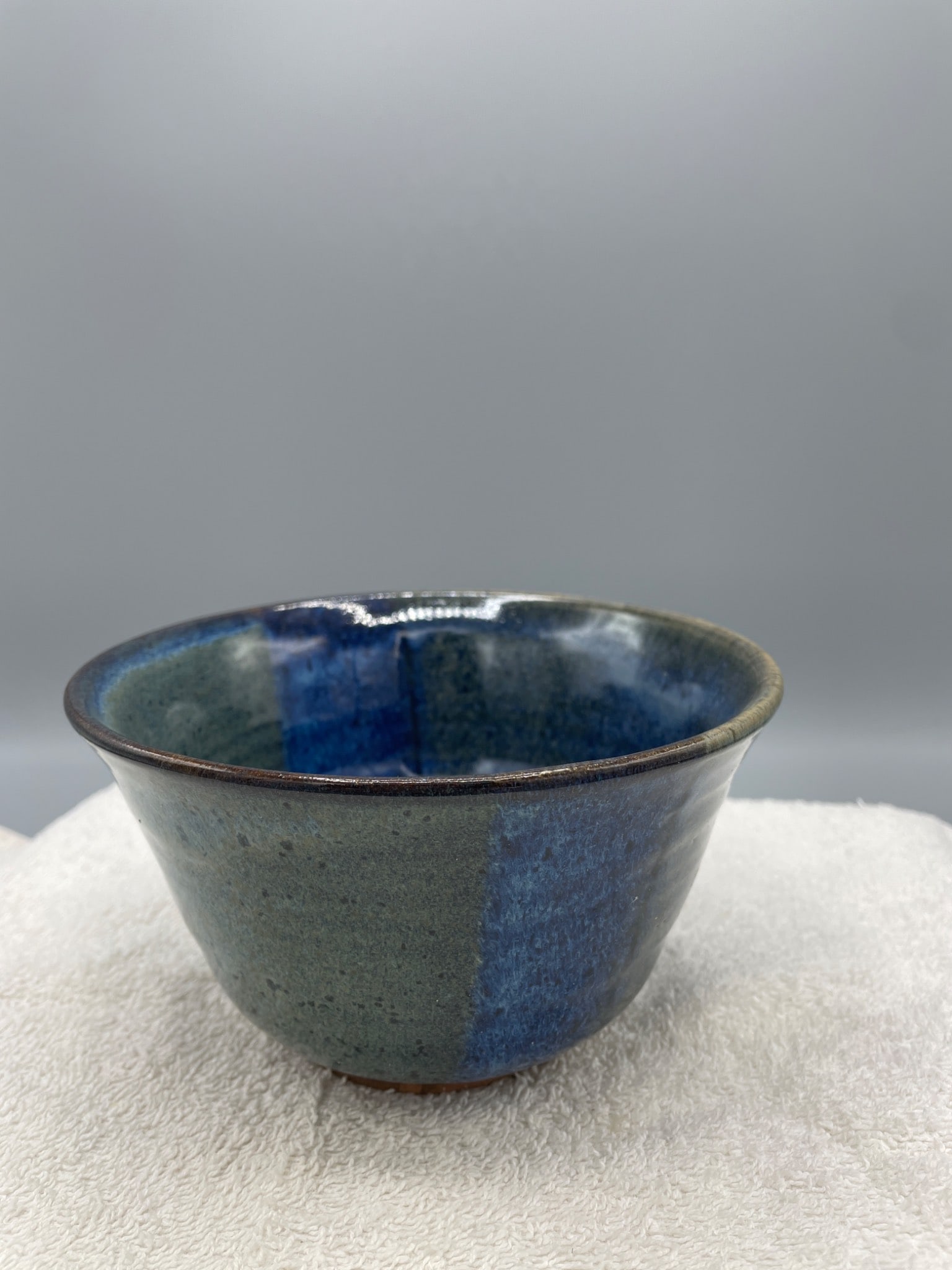 Handmade Glazed Pottery Bowl with Marked Base (1 of 6)
