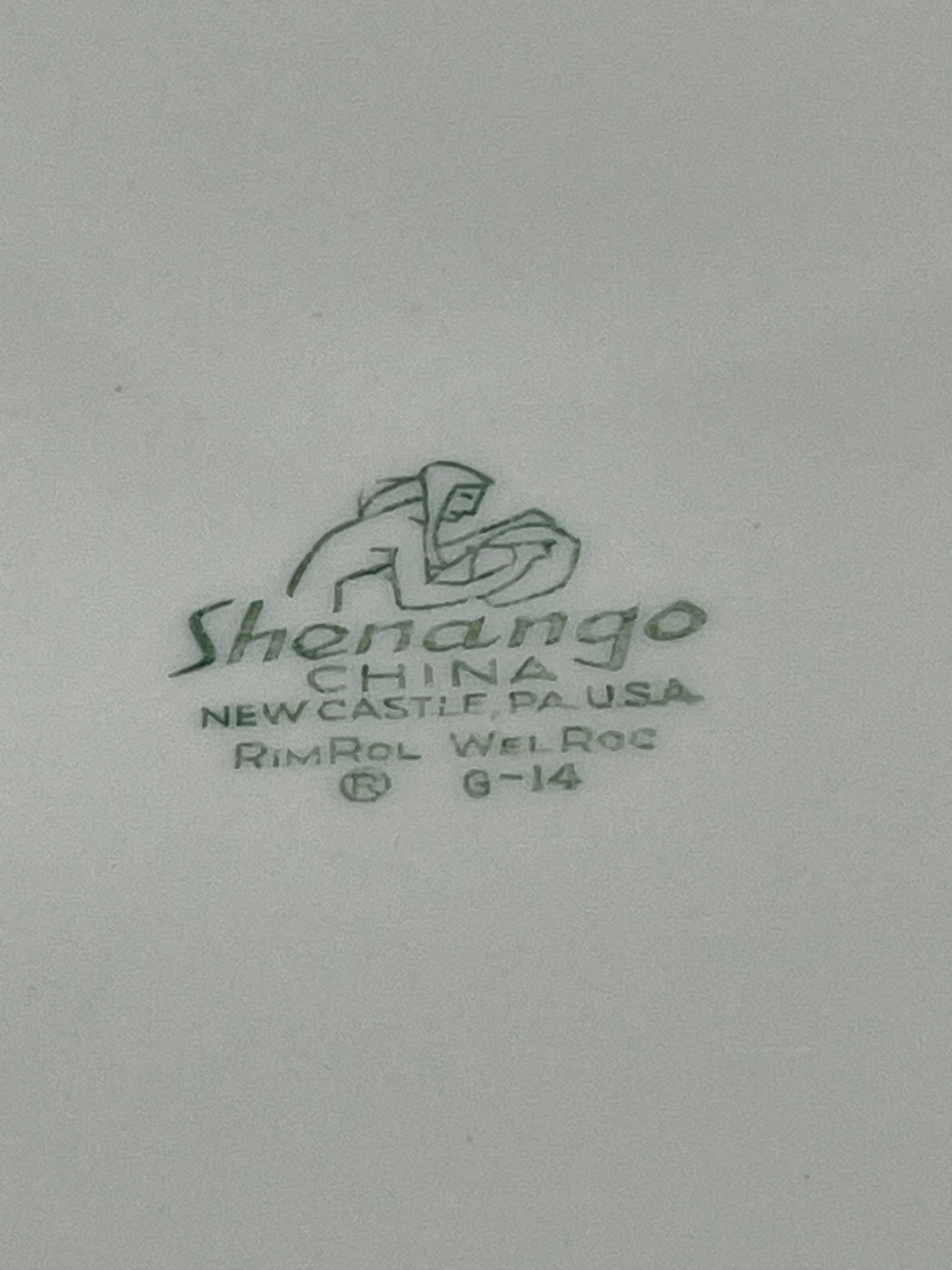 Shenango China RimRol WeiRoc Divided Plate, 8-14, Made in USA - 4