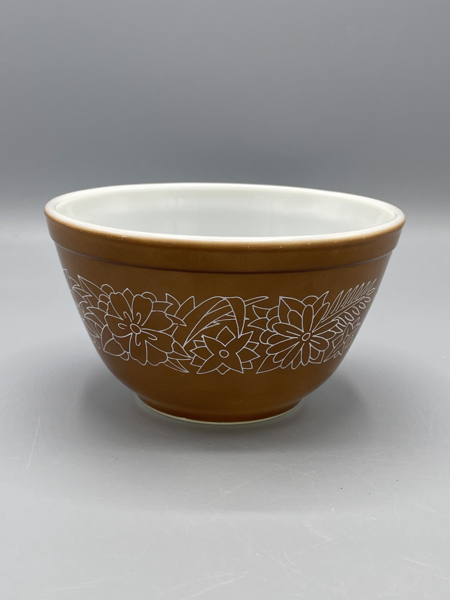 Pyrex 401 Mixing Bowl, 1.5 Pint Capacity, Floral Design (1 of 6)