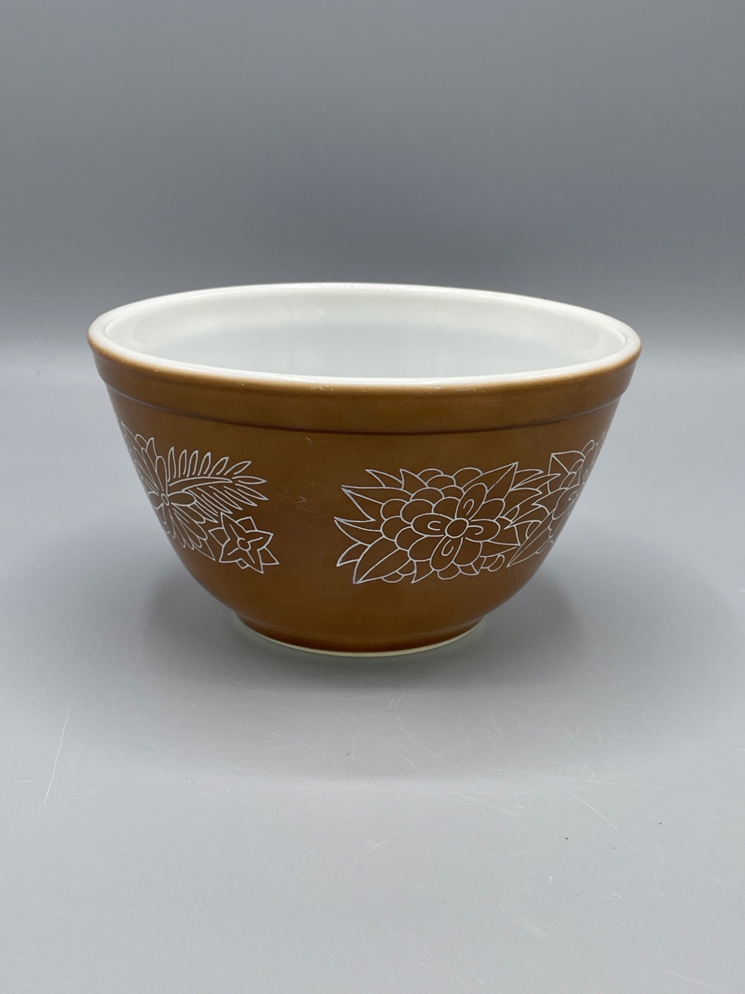 Pyrex 401 Mixing Bowl, 1.5 Pint Capacity, Floral Design - 2