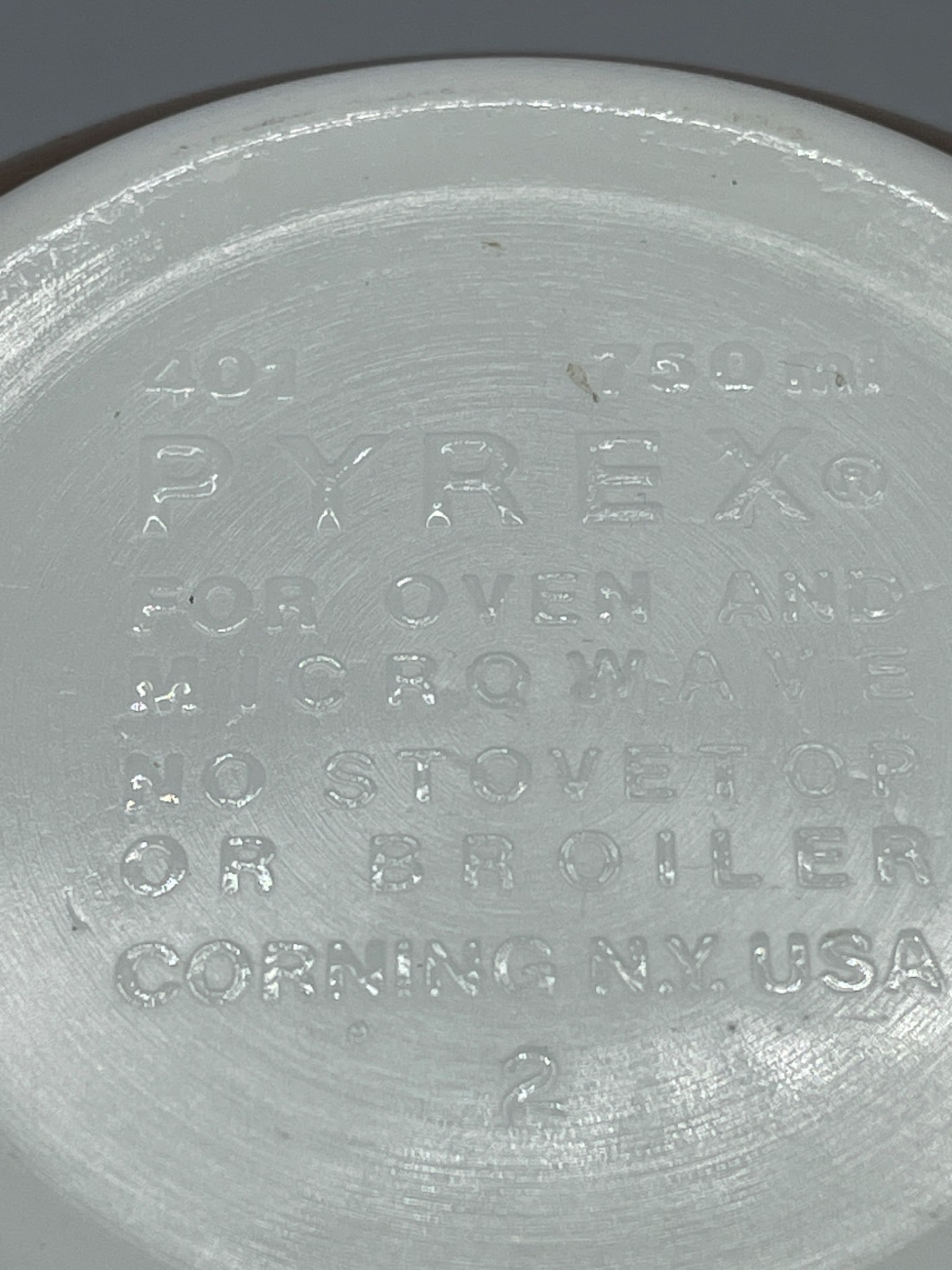 Pyrex 401 Mixing Bowl, 1.5 Pint Capacity, Floral Design - 5