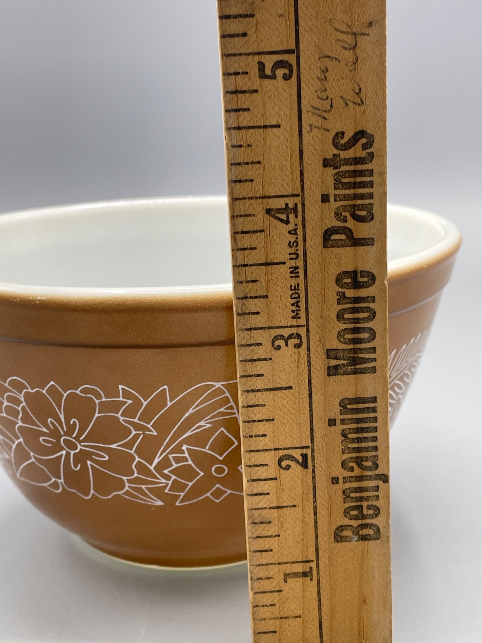 Pyrex 401 Mixing Bowl, 1.5 Pint Capacity, Floral Design - 6