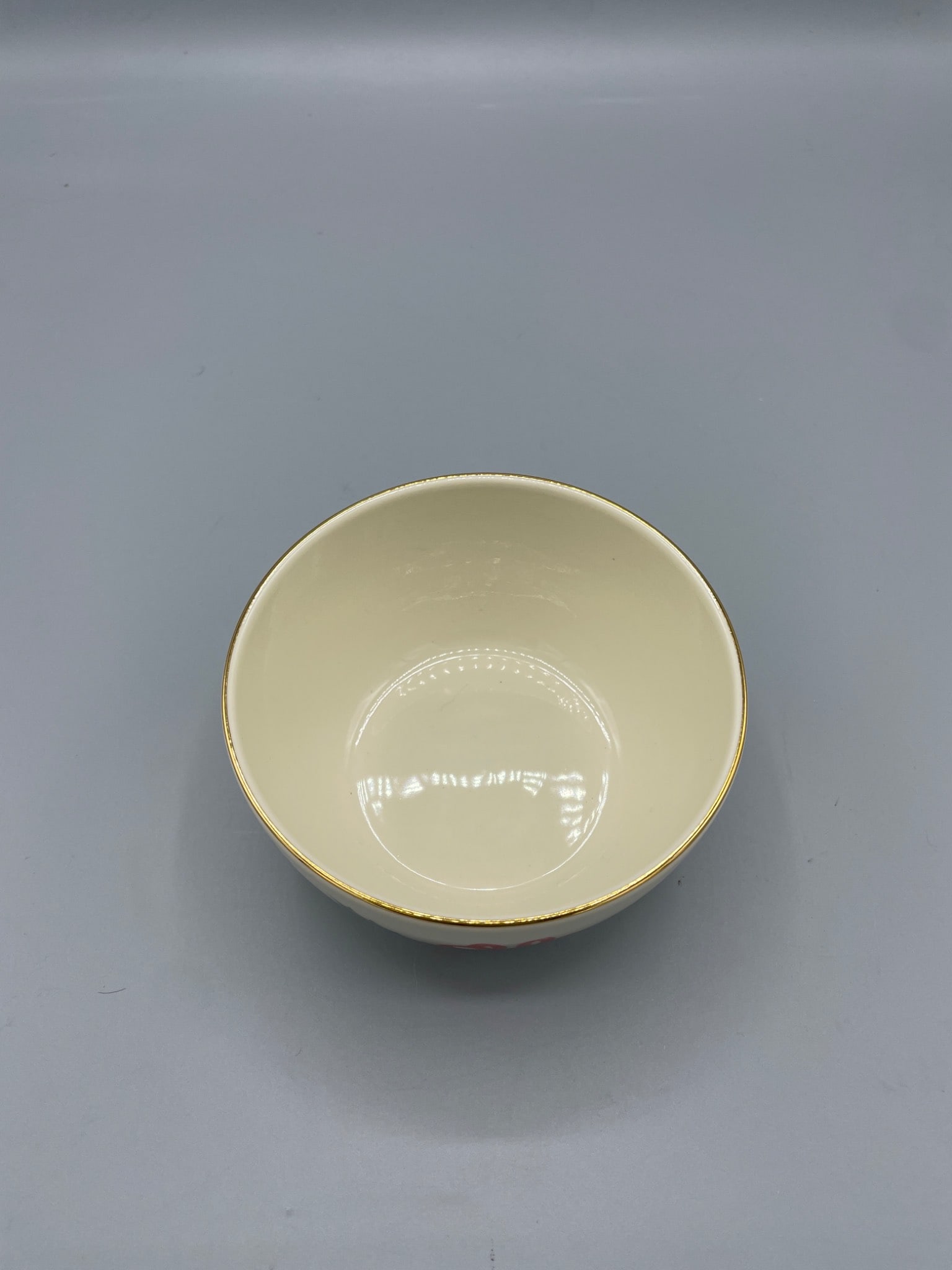 Lenox Holiday Bowl with Gold Accent Rim, 4-Inch Diameter - 3