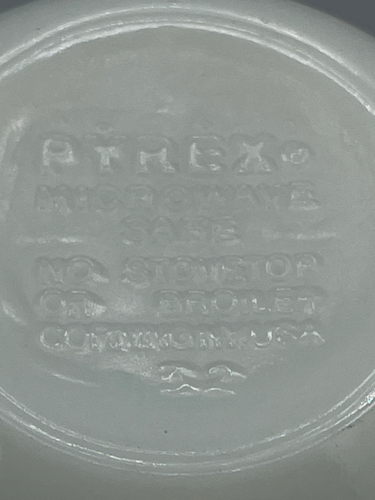 Three Pyrex USA Model No. 1410 and 702 Cups with Floral Design - 6