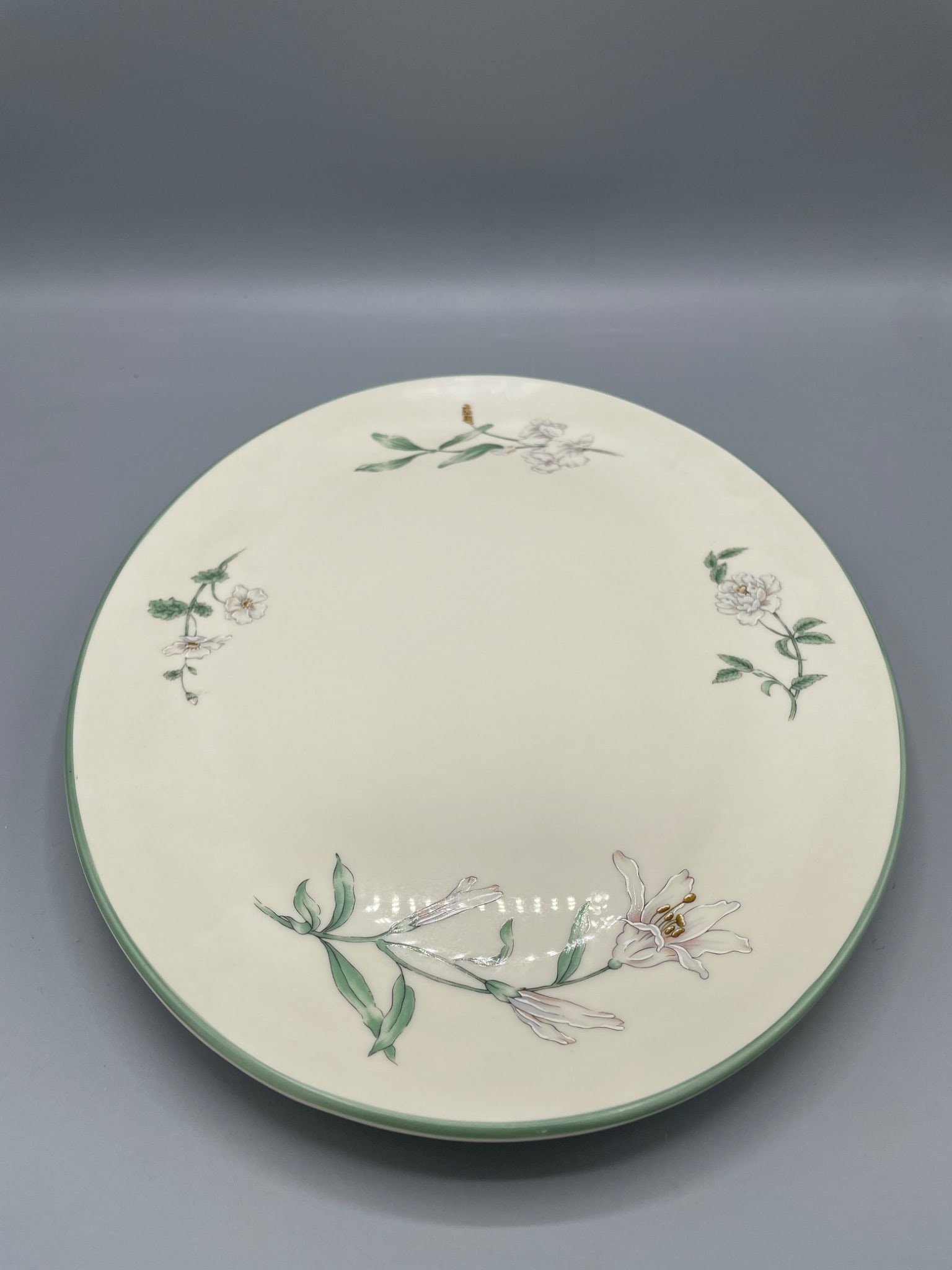 1981 Gorham Town & Country Fine China Melrose Platter (1 of 6)