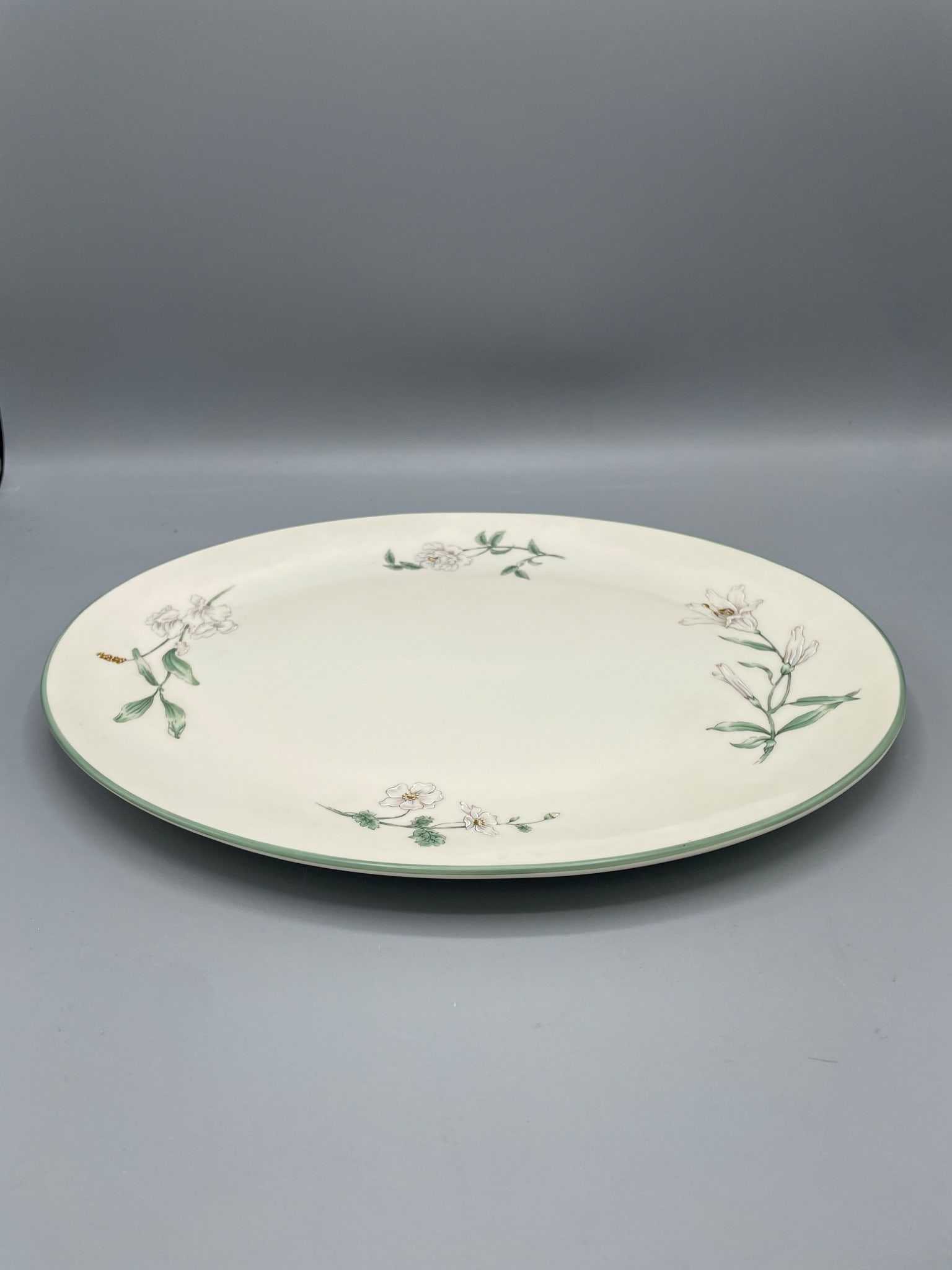 1981 Gorham Town & Country Fine China Melrose Platter - 2
