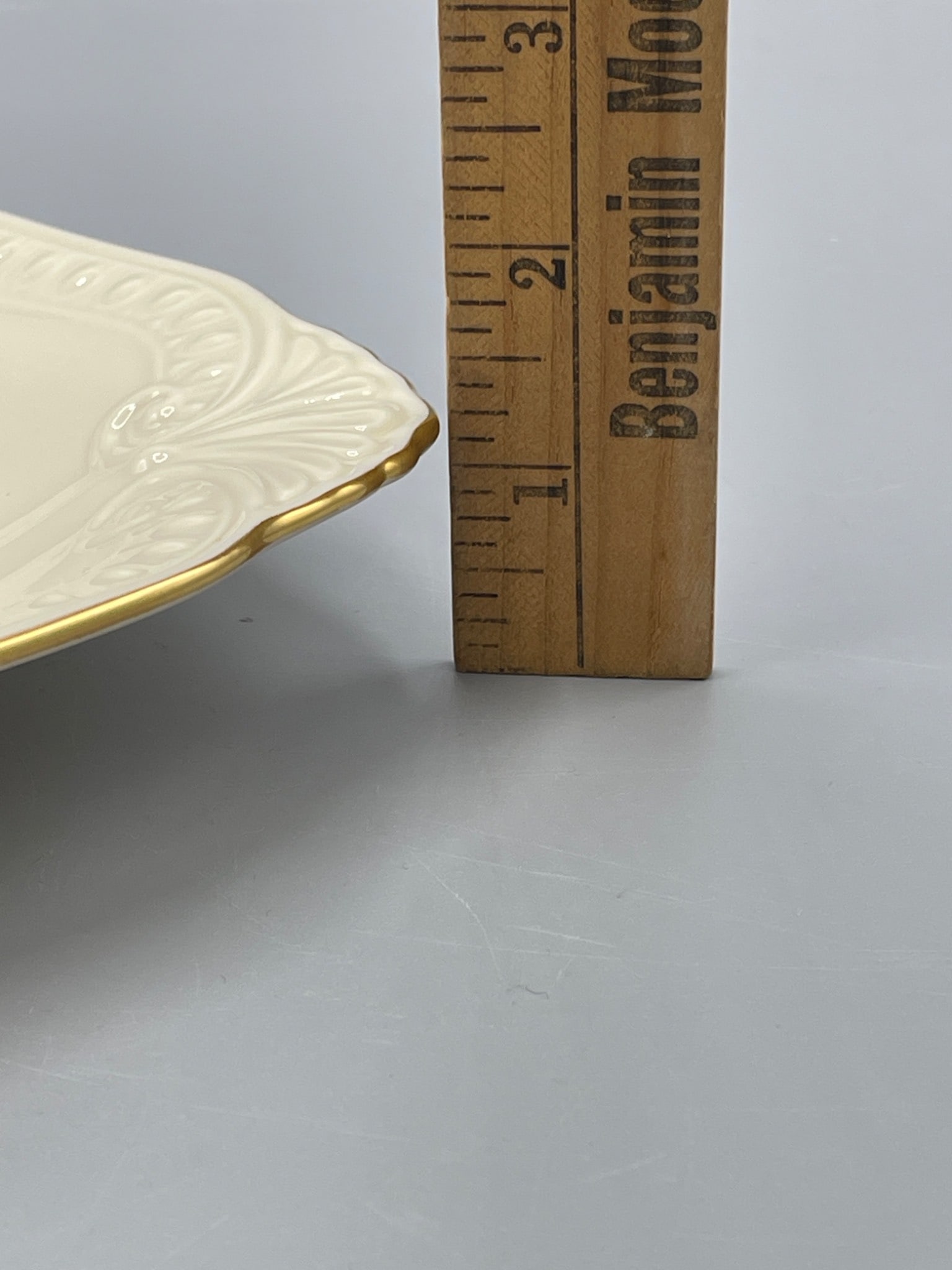 Lenox Made in USA Haddock Candy Dish Decorated with 24k Gold - 5