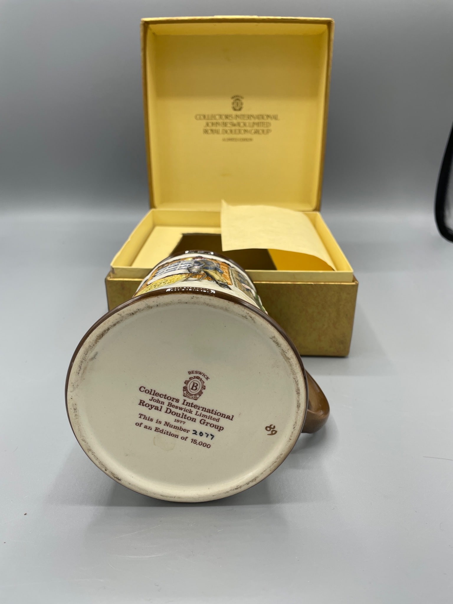 1977 Collectors International John Beswick Royal Doulton Group Mug, Limited Edition - 5