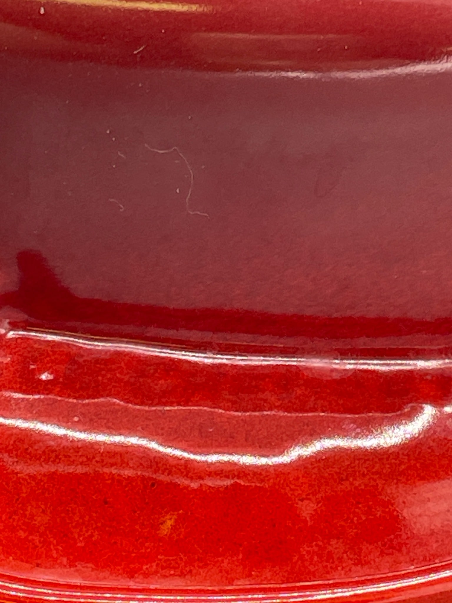 Le Creuset Red Heart-Shaped Cast Iron Enameled Baking Dish With Handles - 5