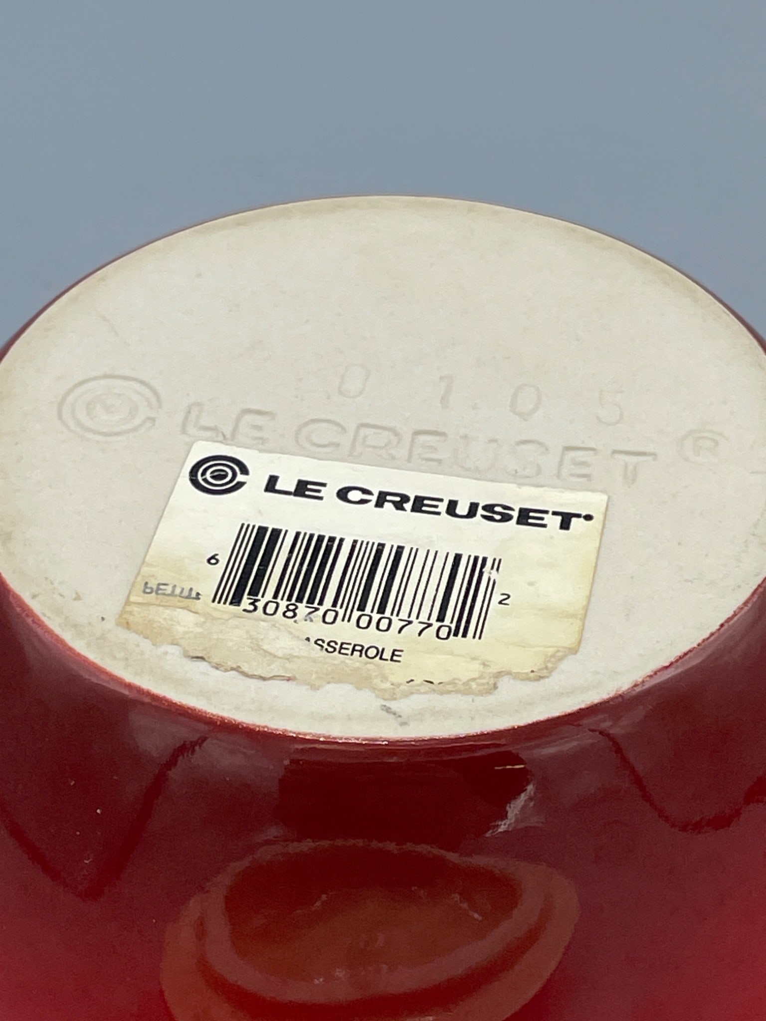 Le Creuset Tomato-Shaped Casserole Dish, Red, Model 0105 - 5