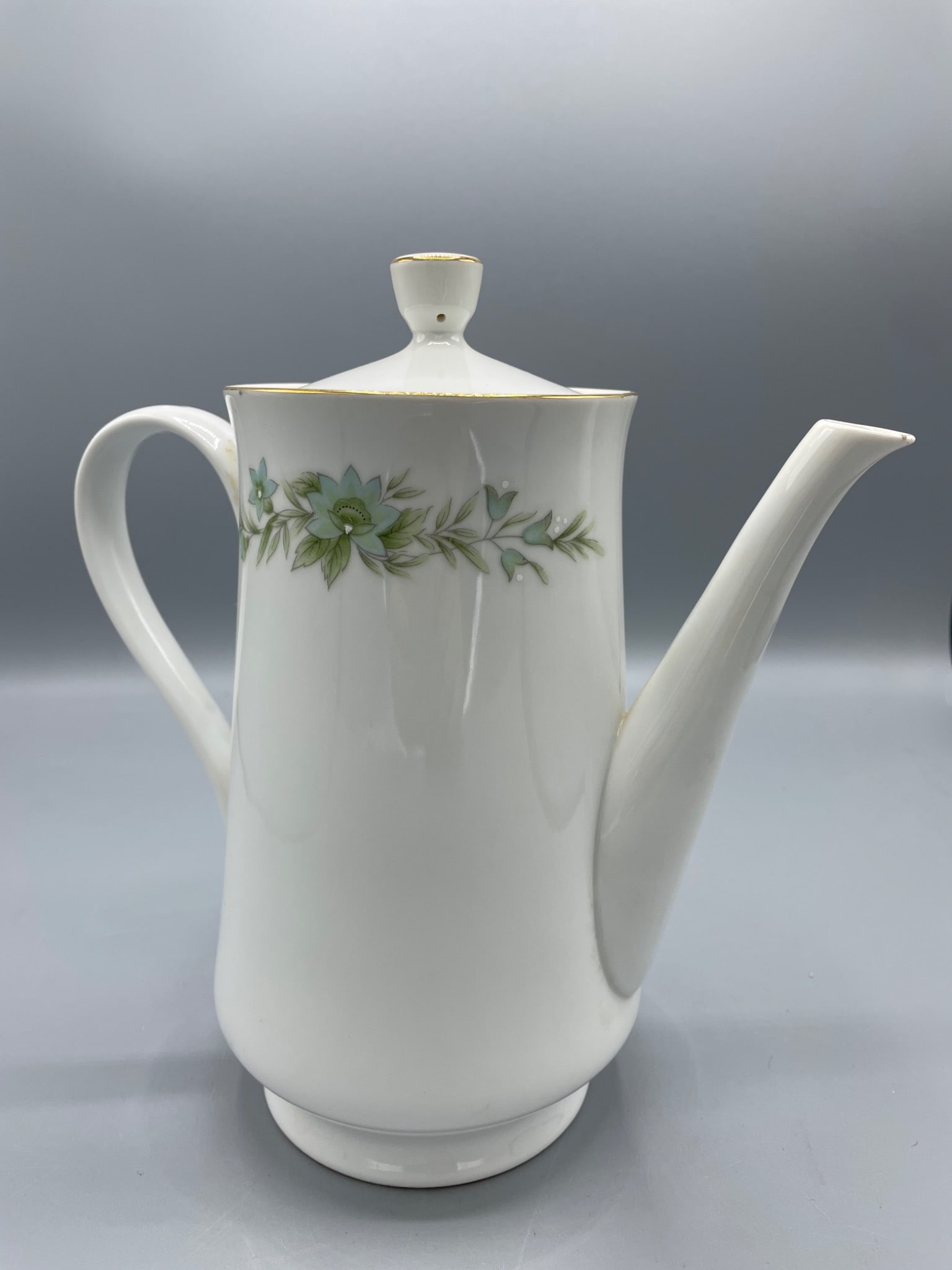 Creative Manor Fine China Coffee Pot, REG. No. 9169, Made in Japan (1 of 6)