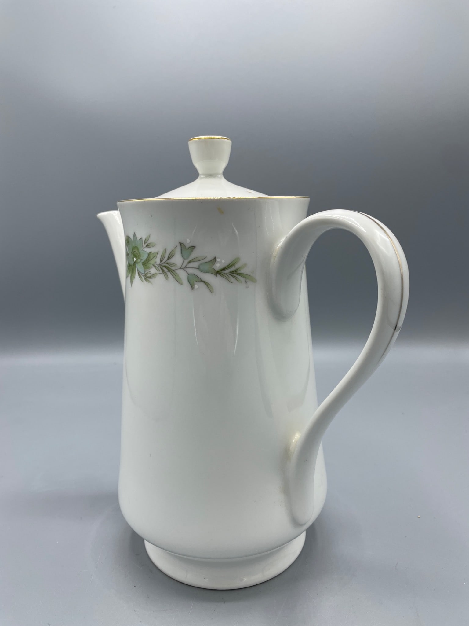 Creative Manor Fine China Coffee Pot, REG. No. 9169, Made in Japan - 2