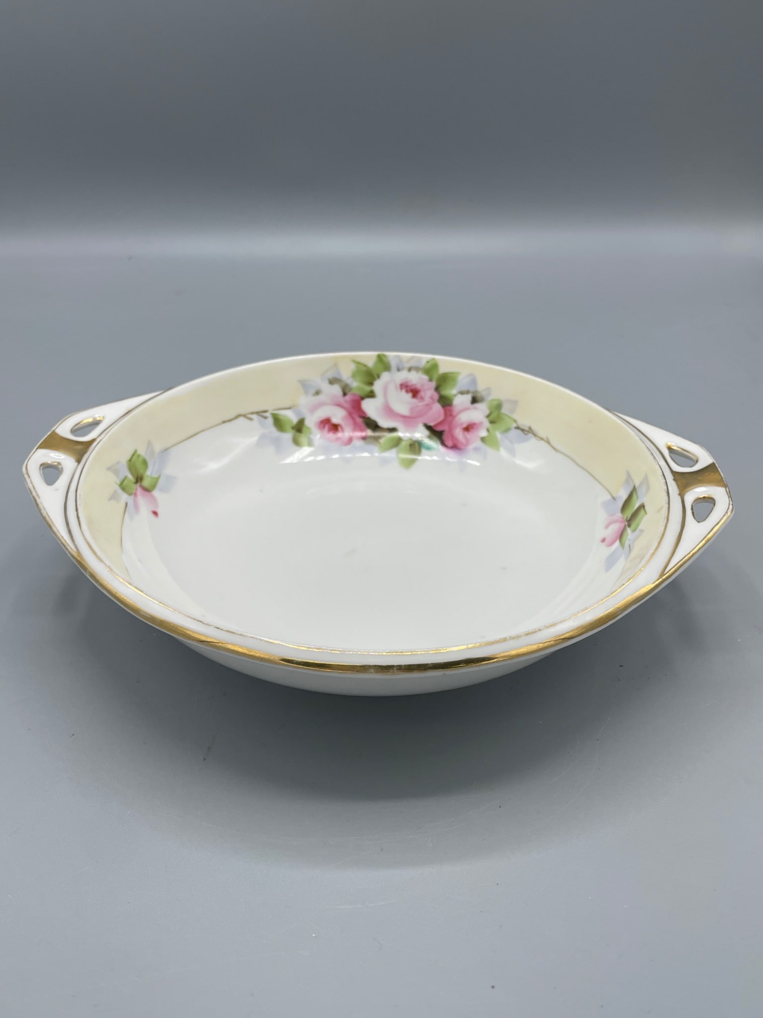 Noritake Hand Painted Bowl with Floral Design and Gold Accents (1 of 6)