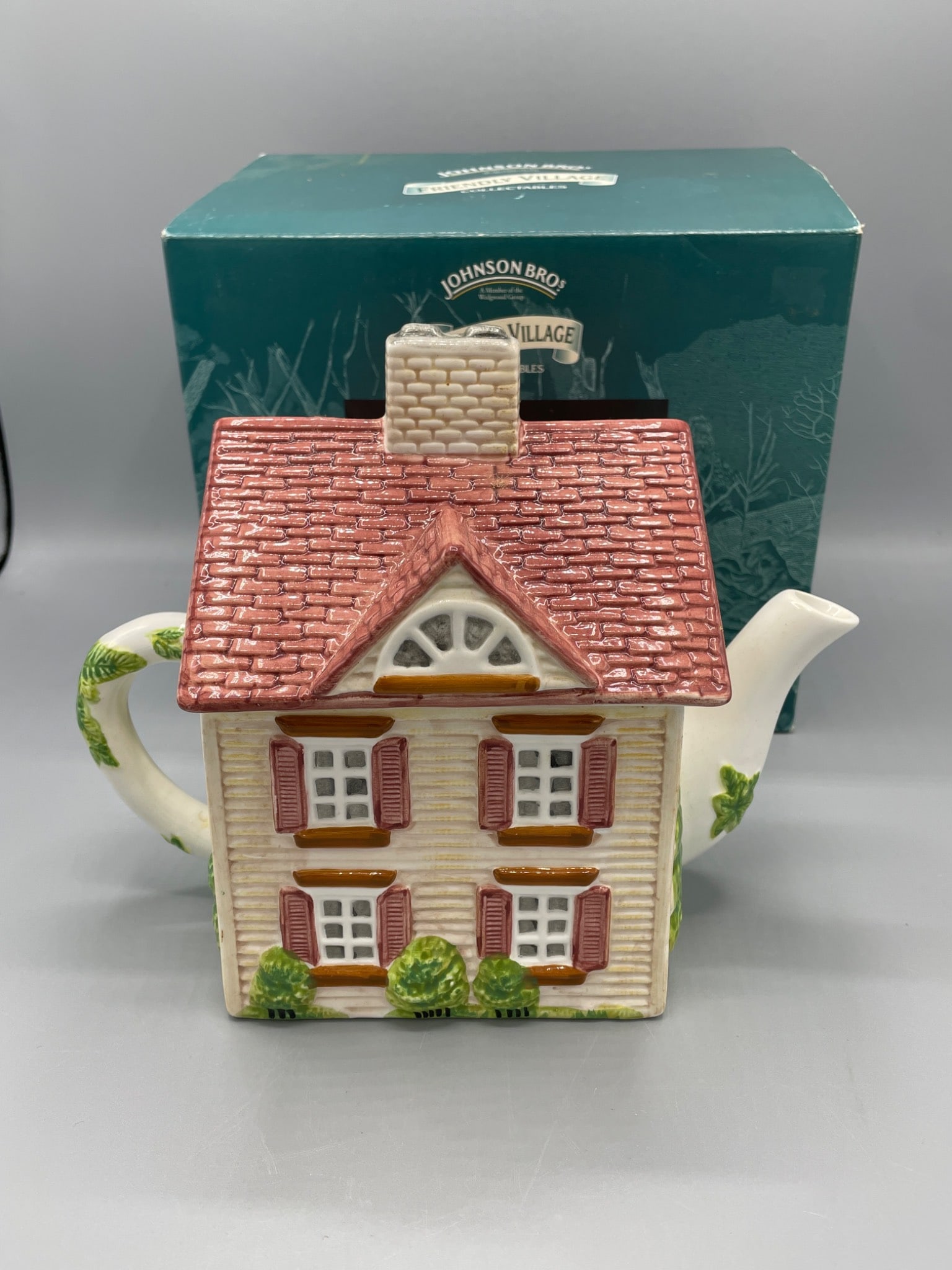 Johnson Bros The Friendly Village Series 1 Teapot No. 6657 - 2