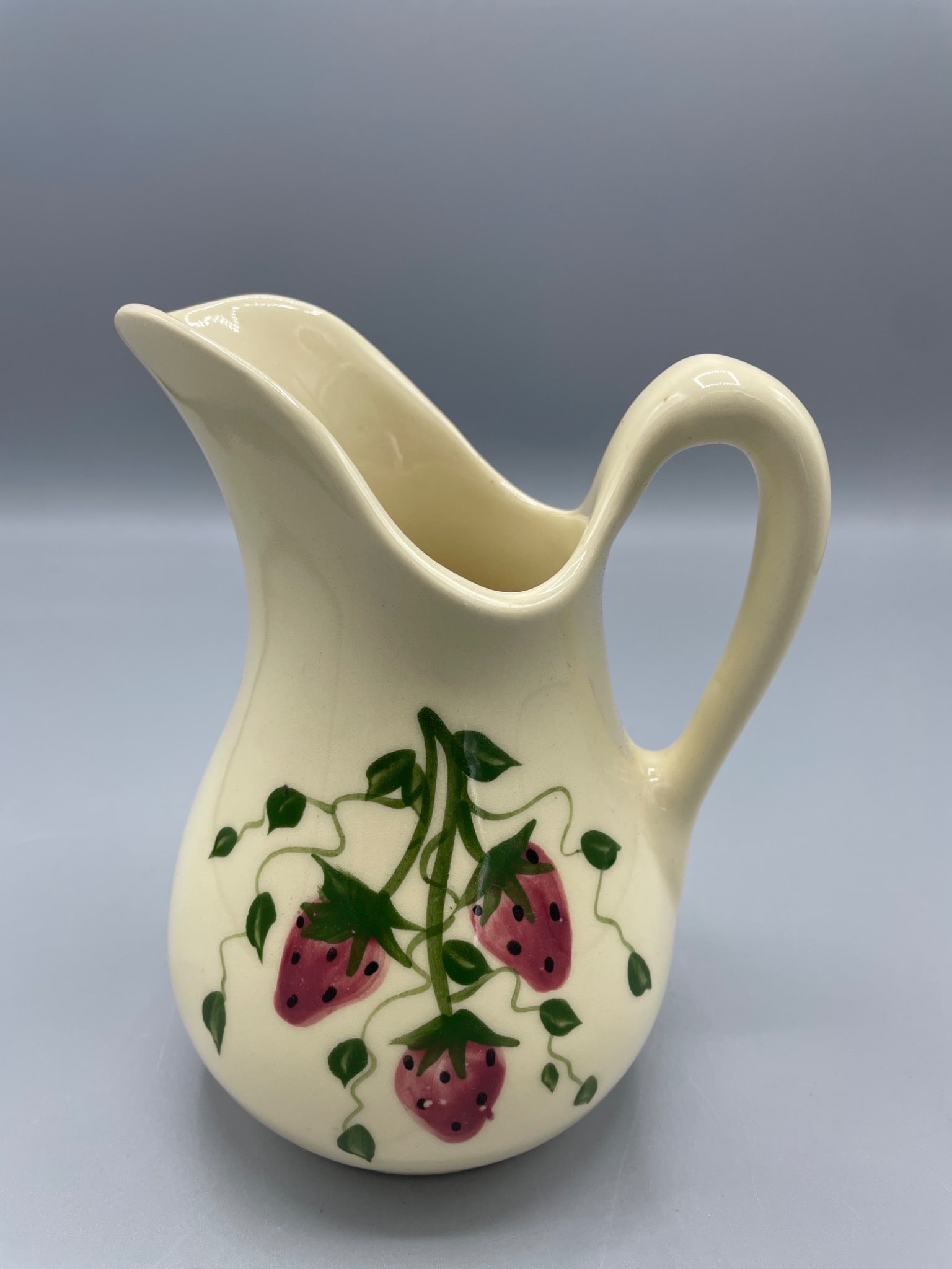 Alpine Pottery Ceramic Pitcher, Roseville, Ohio, Year 2000 (1 of 6)