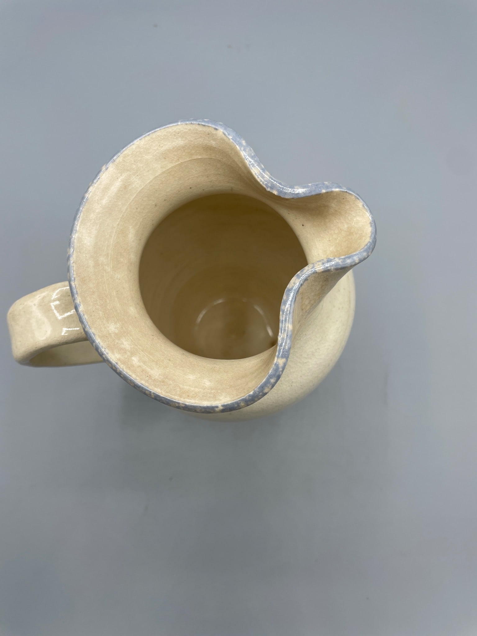 Three Rivers Pottery Ceramic Pitcher, Floral Design, 1989 - 3
