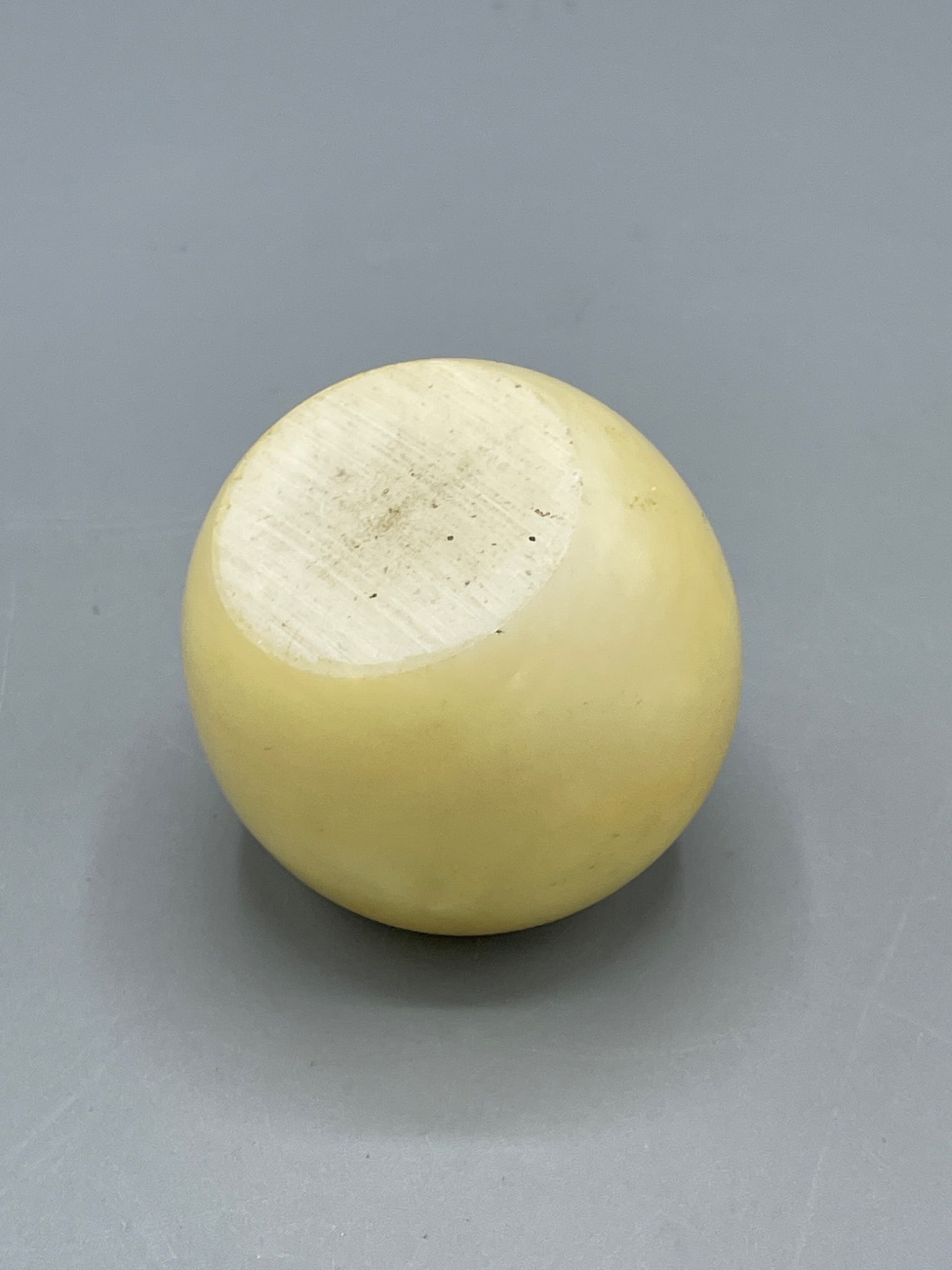 Heavy Apple-Shaped pen holder paper weight With Silver Leaf Detail - 3