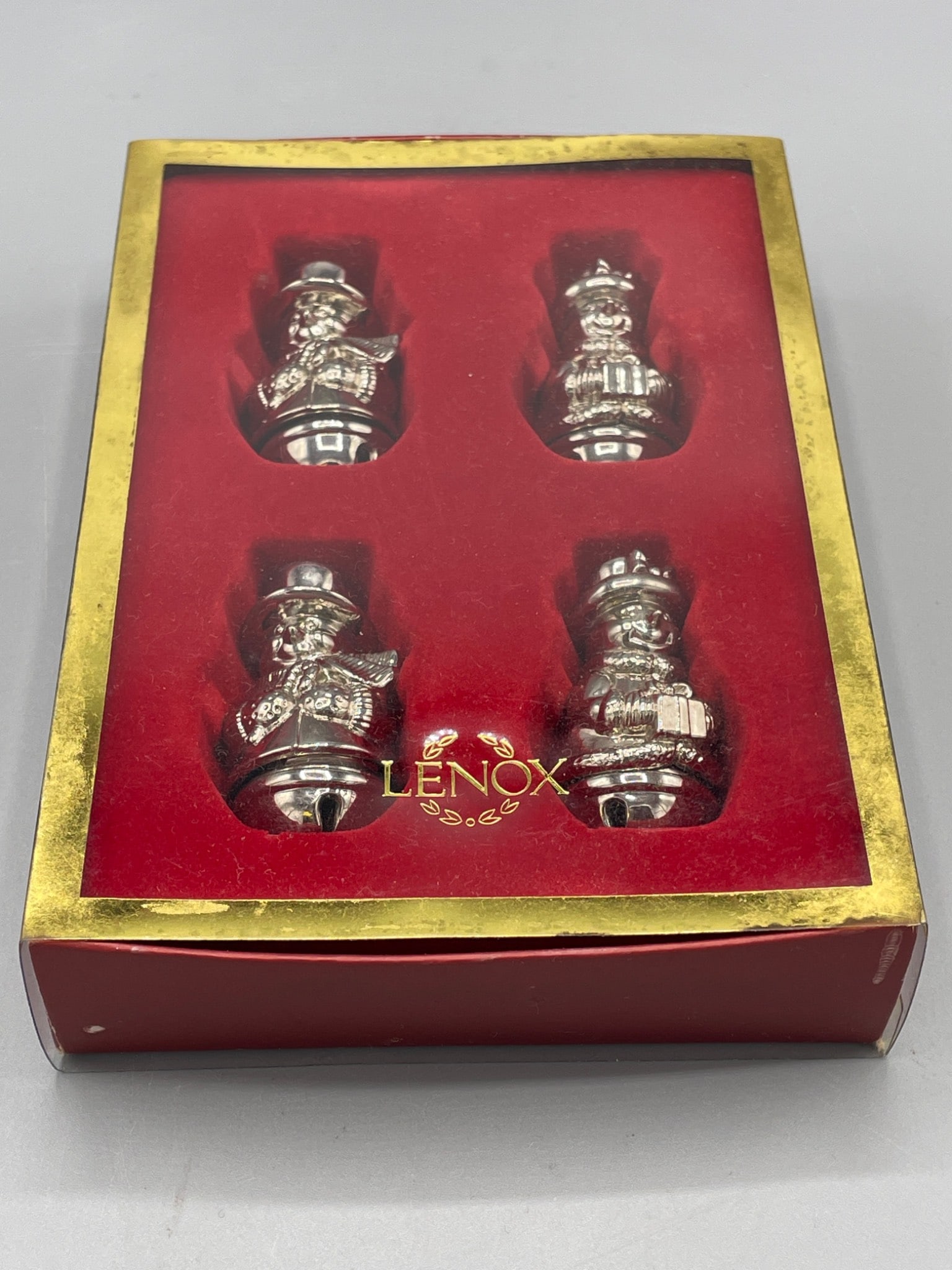 Lenox Yuletide Metal Serveware Snowman Salt & Pepper Shaker Set (1 of 6)