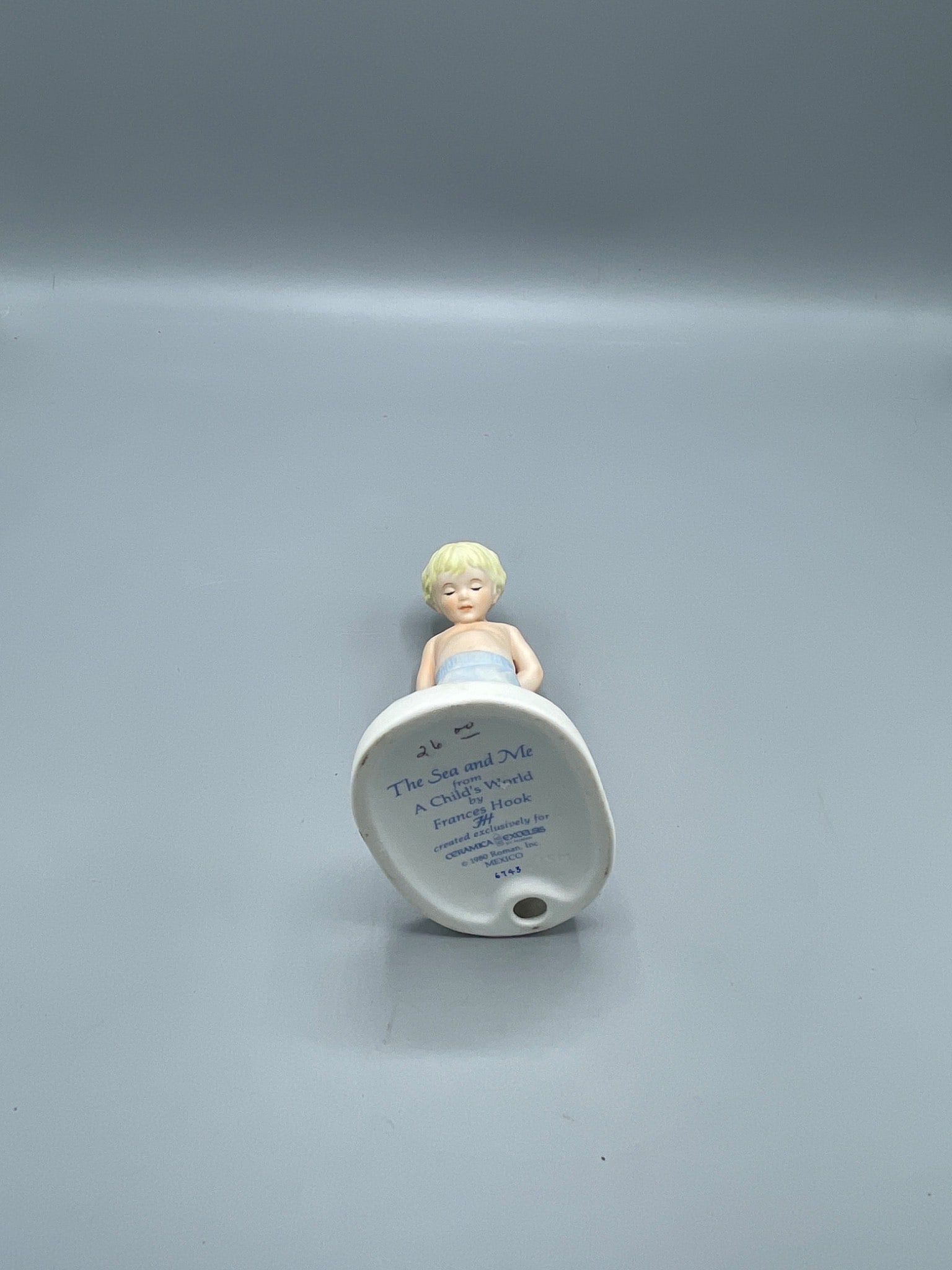 1980 Ceramic Figurine 'The Sea and Me' by Frances Hook for Roman Inc. - 3