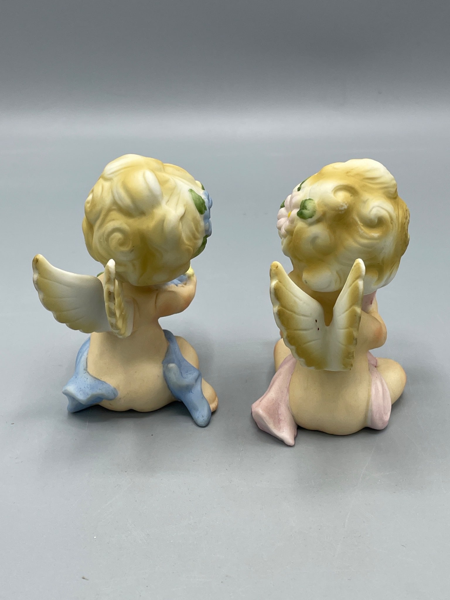 Fine Quality Lego Japan Cherub Figurines with Original Labels - 2