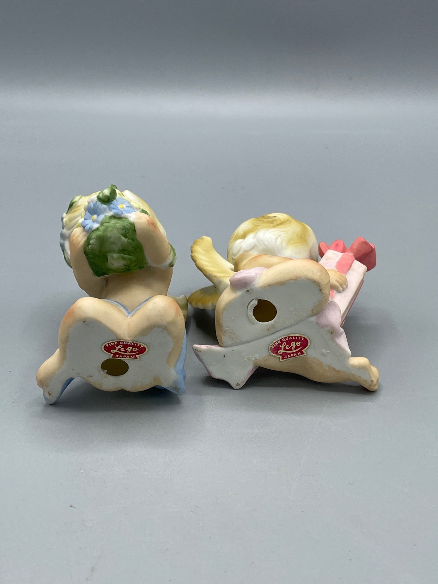 Fine Quality Lego Japan Cherub Figurines with Original Labels - 4