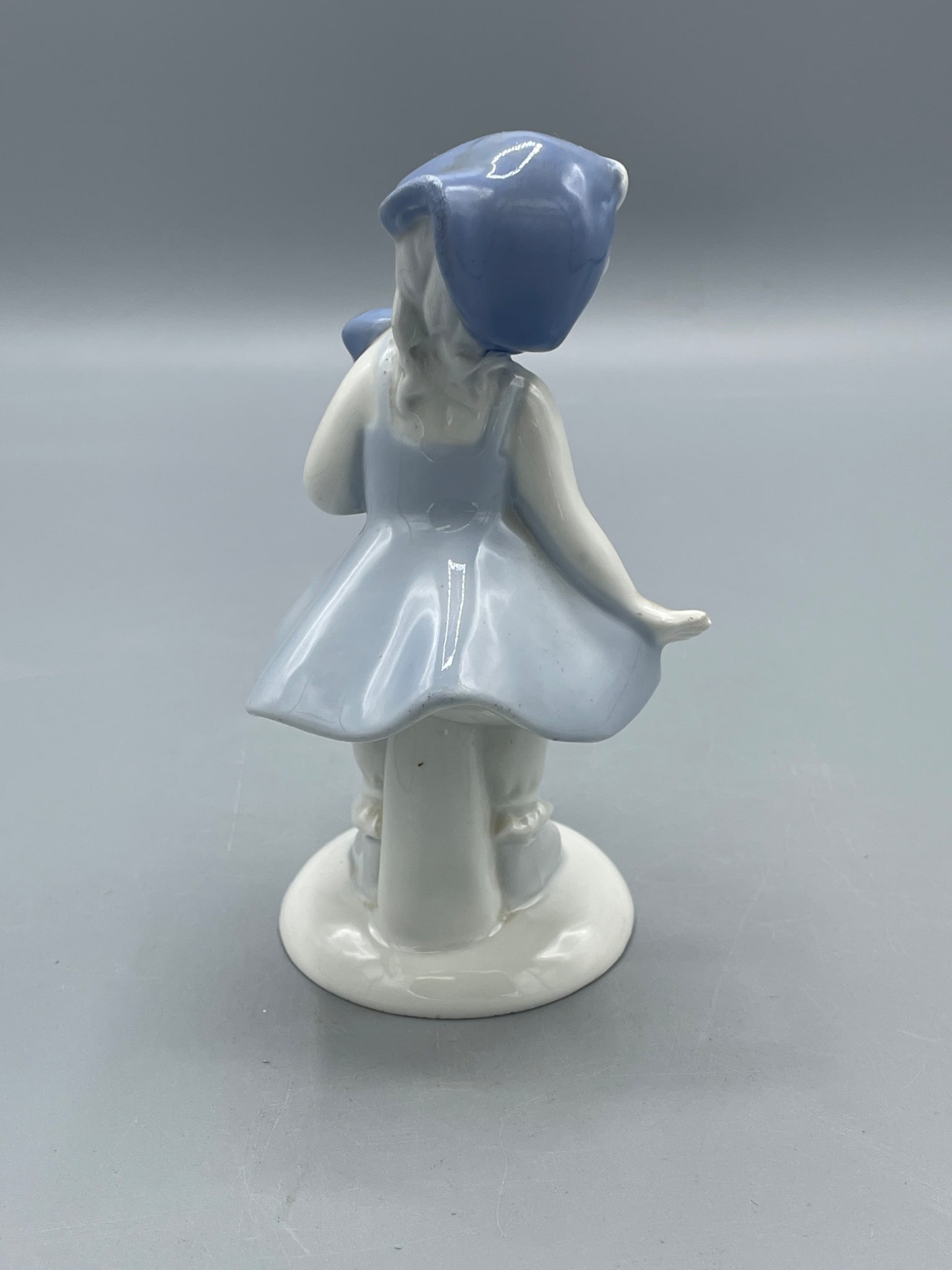 Porcelain Figurine of Girl with Goose, Model G710B, Made in Western Germany - 3