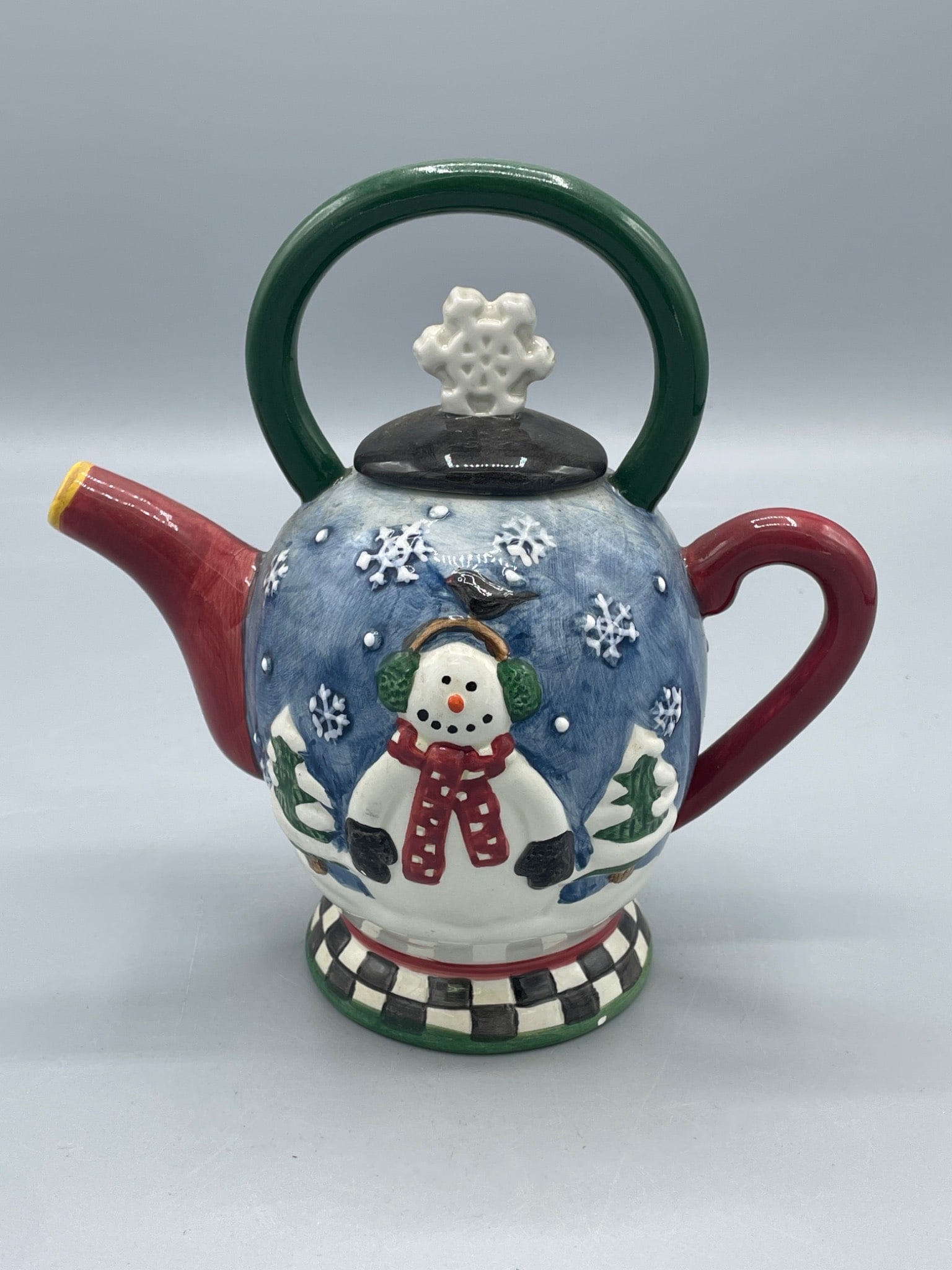 Sakura China Snowman Teapot by Debbie Mumm (1 of 6)